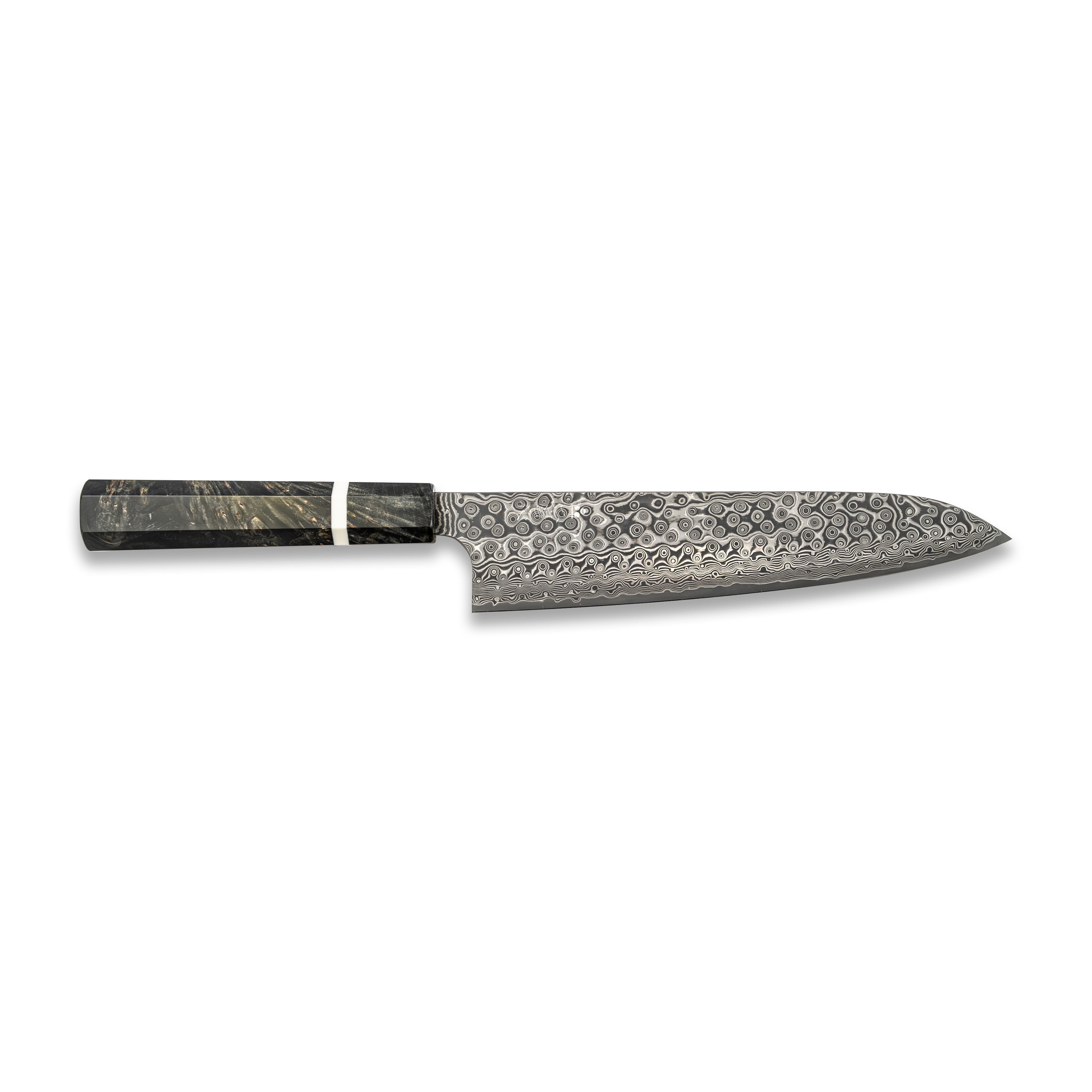 Nigara Hamono Damascus Anmon Gyuto 195 mm