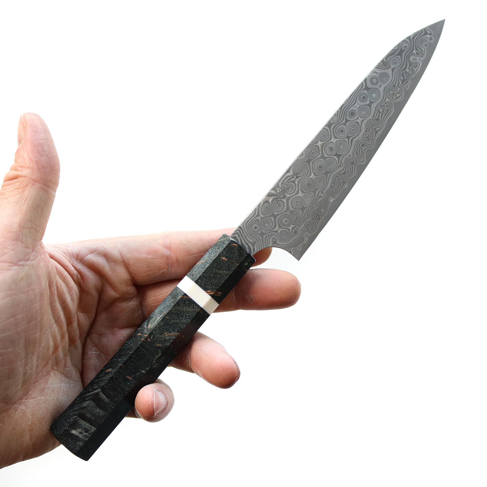 Nigara Hamono Damascus Anmon Petty 145 mm