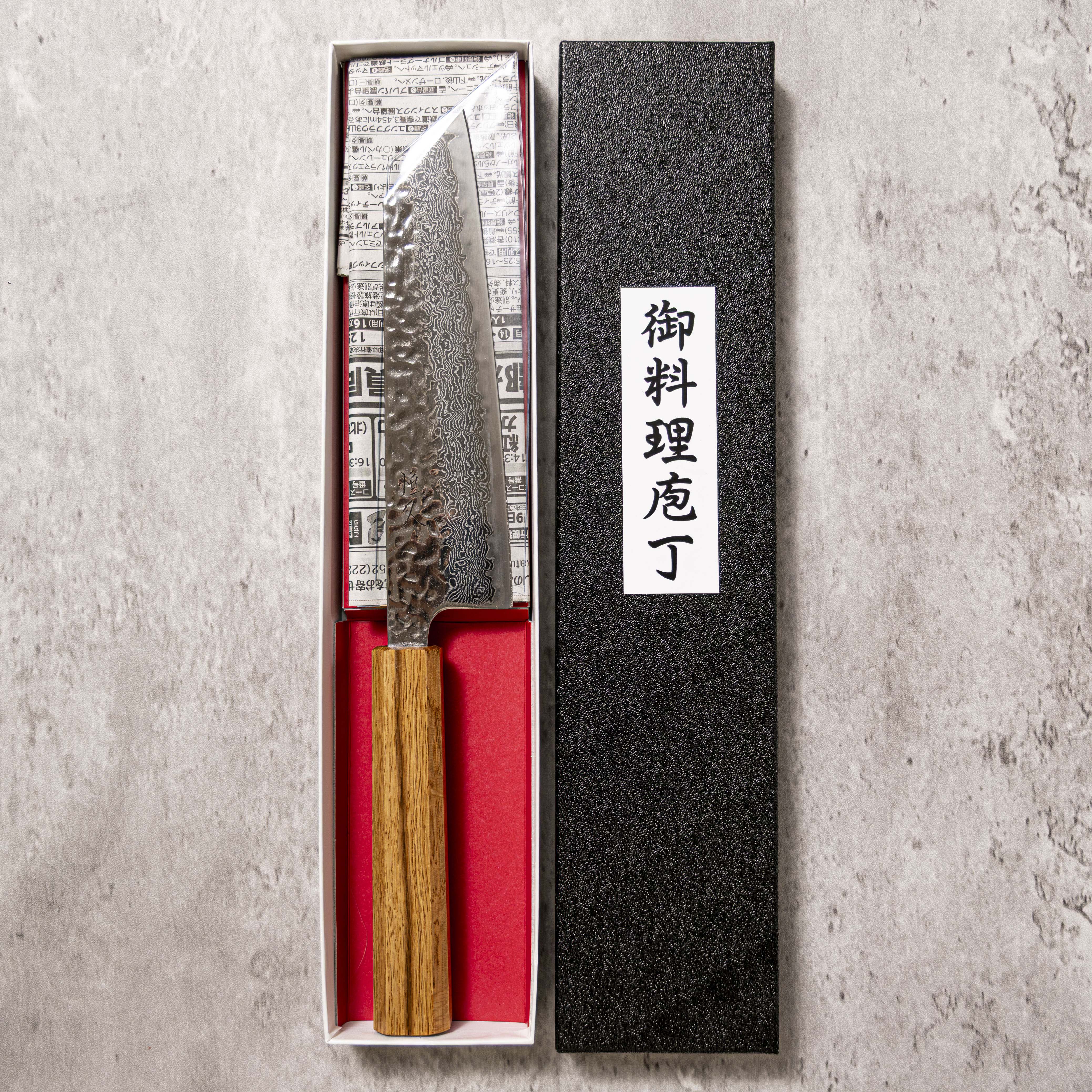 Tsunehisa Damascus AUS-10 175 mm Bunka