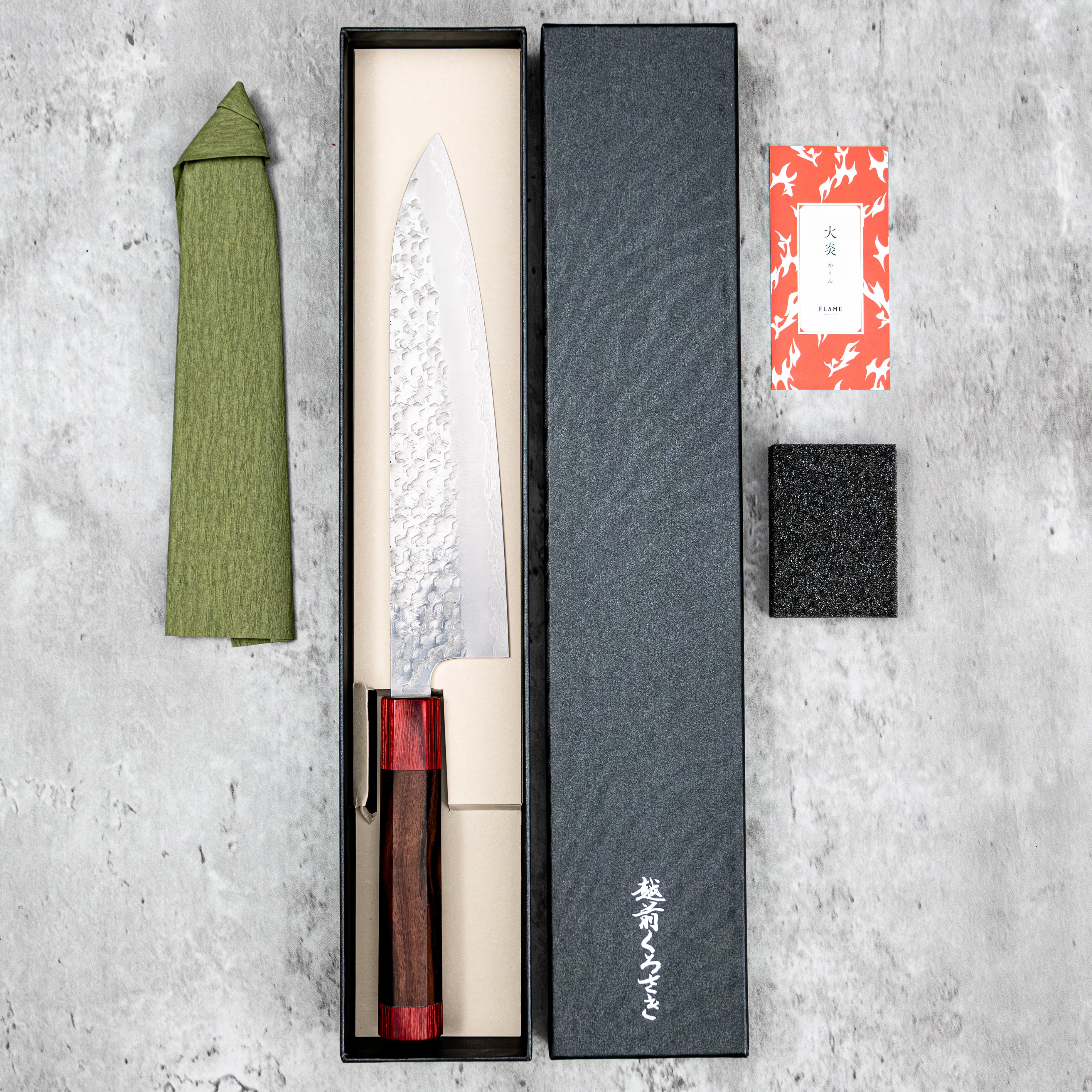 Makoto Kurosaki Kaen Gyuto 210 mm