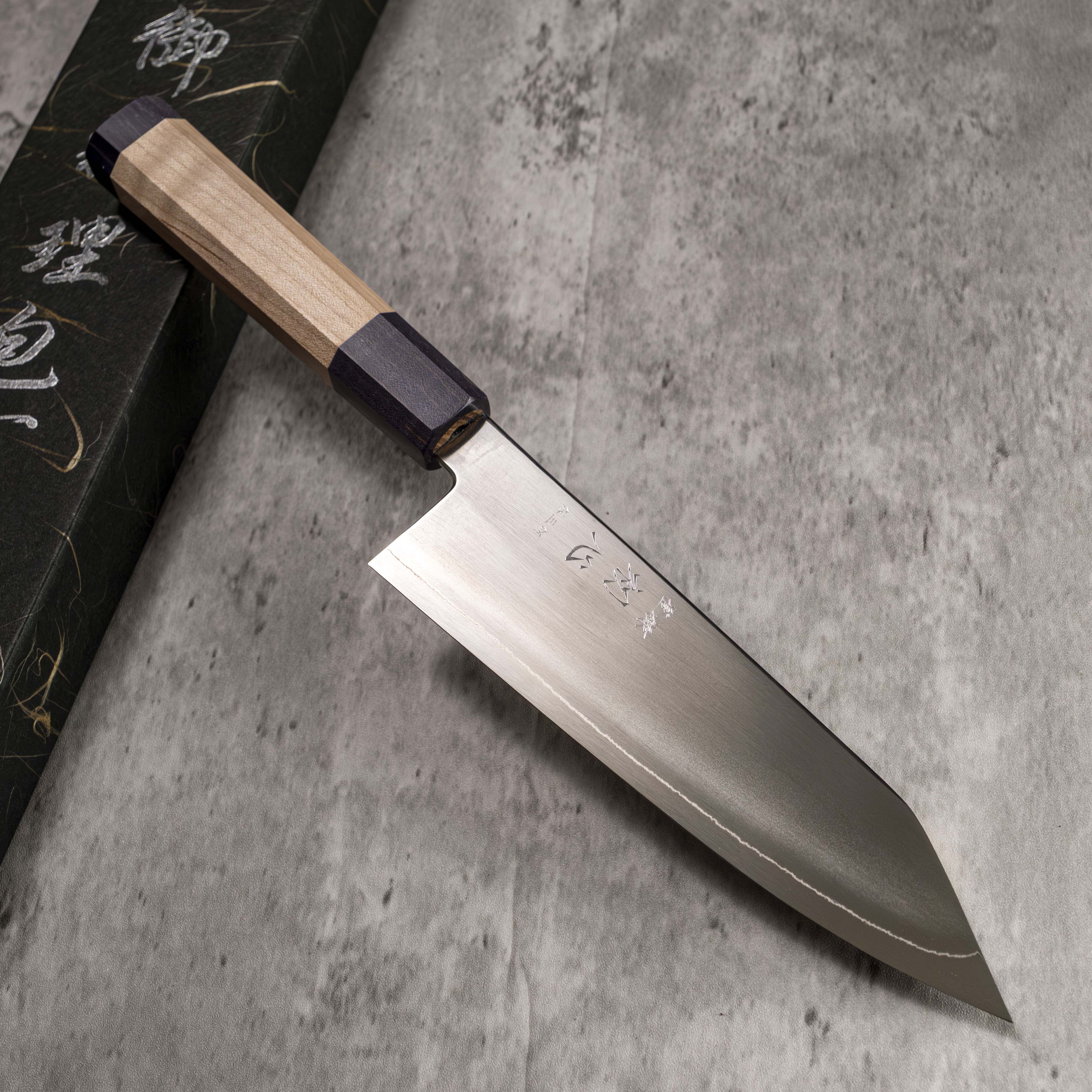 Hatsukokoro Ginsou Bunka 170 mm (Blue Maple)