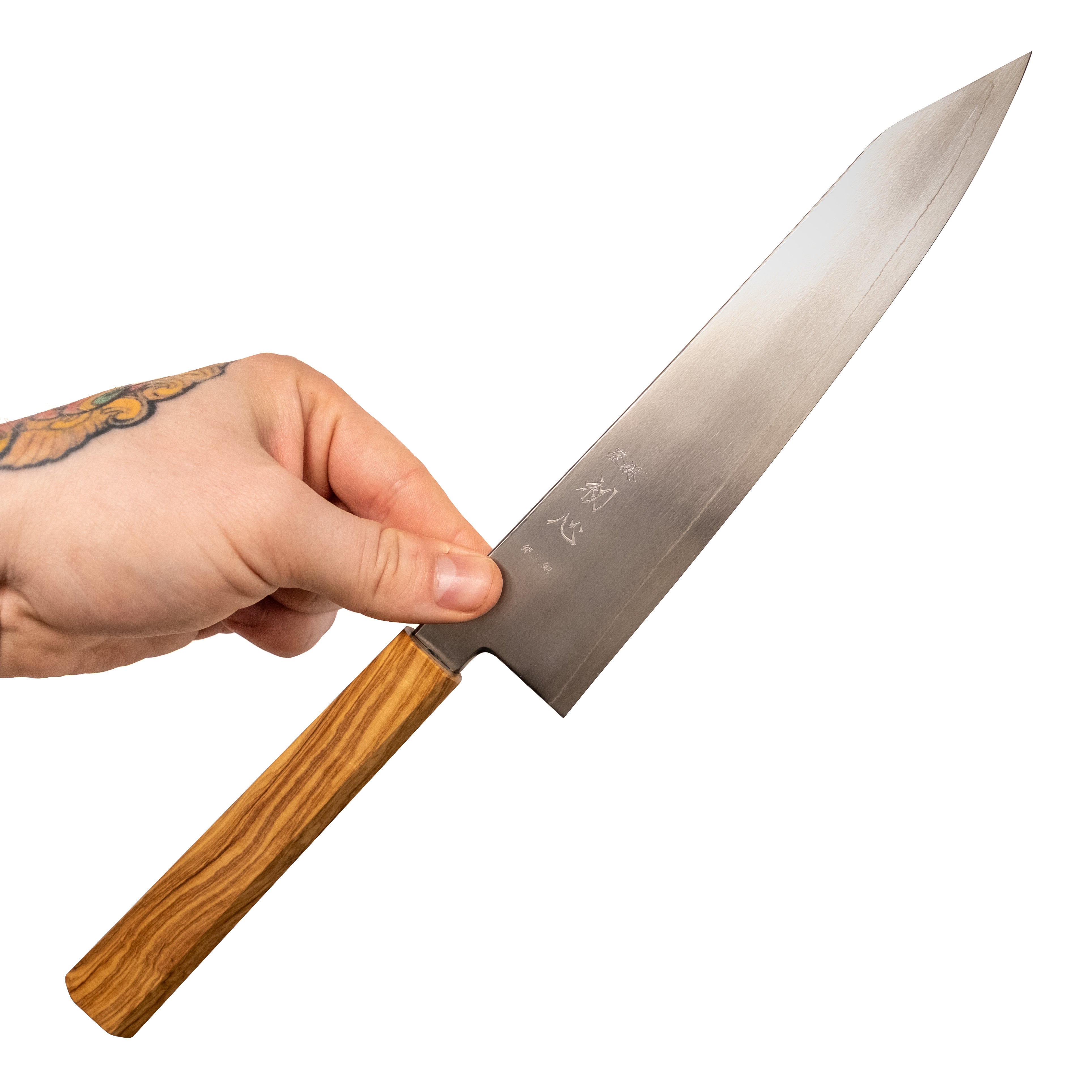Hatsukokoro Ginsou Kiritsuke Gyuto 215 mm