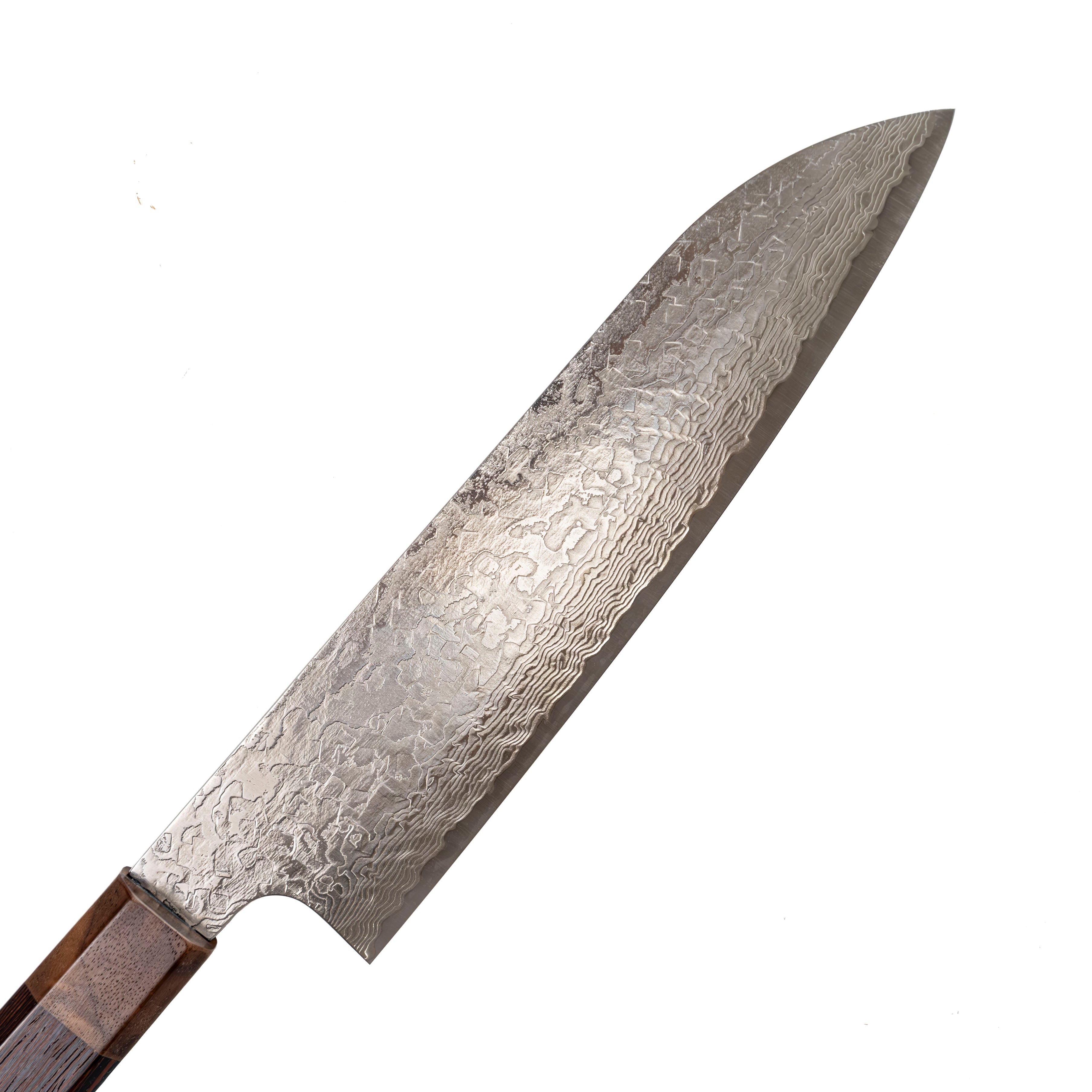 Kenshiro Hatono R2 Damascus Gyuto 210 mm