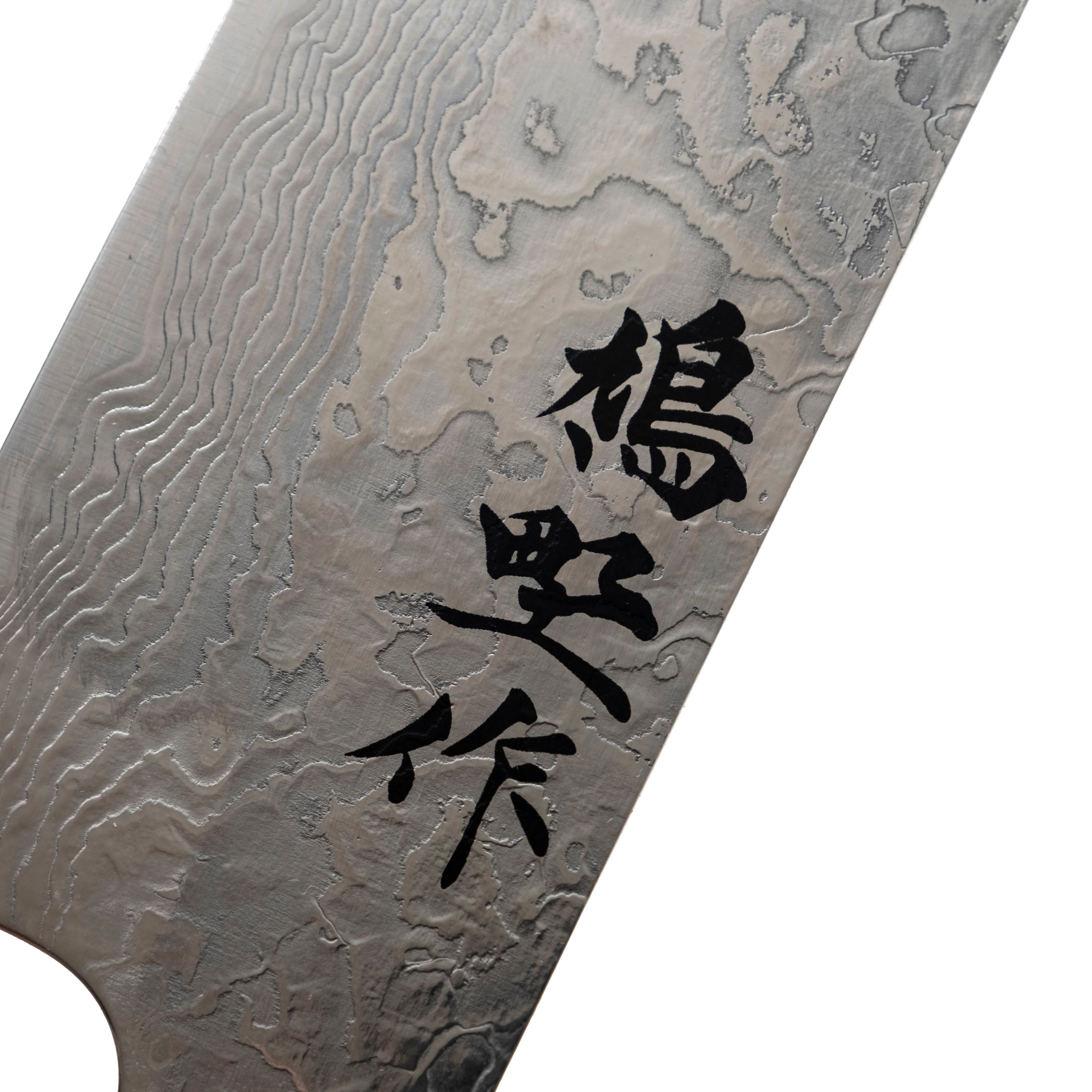 Kenshiro Hatono R2 Damascus Bunka 175 mm