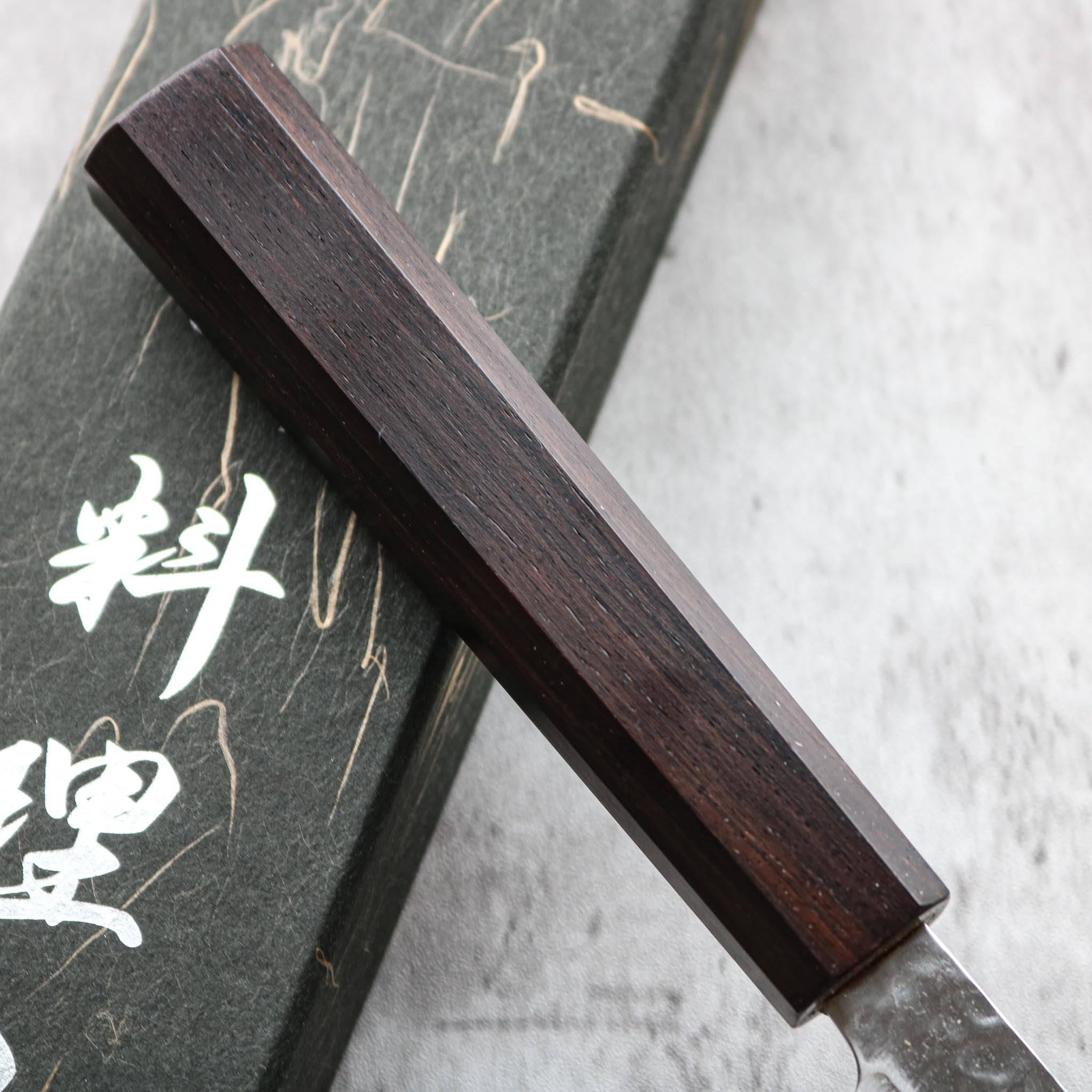 Hatsukokoro Tsuchime Ginsan Honesuki 150mm (Ebony)