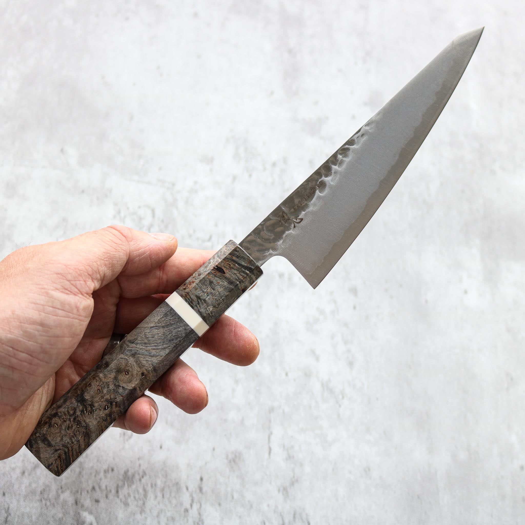 Hatsukokoro Tsuchime Ginsan Honesuki 150mm (Birchwood)