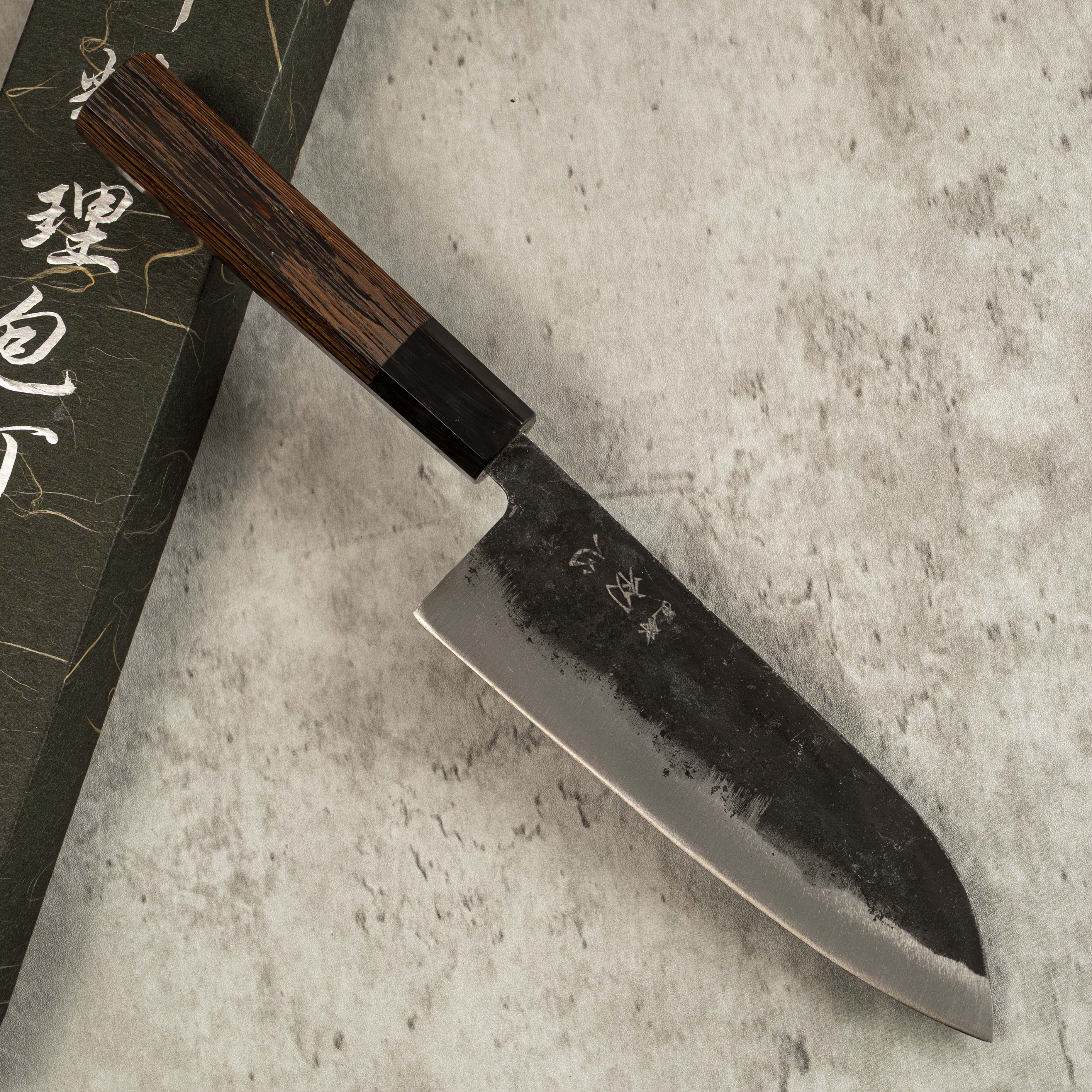 Hatsukokoro Kurogane Santoku 165 mm