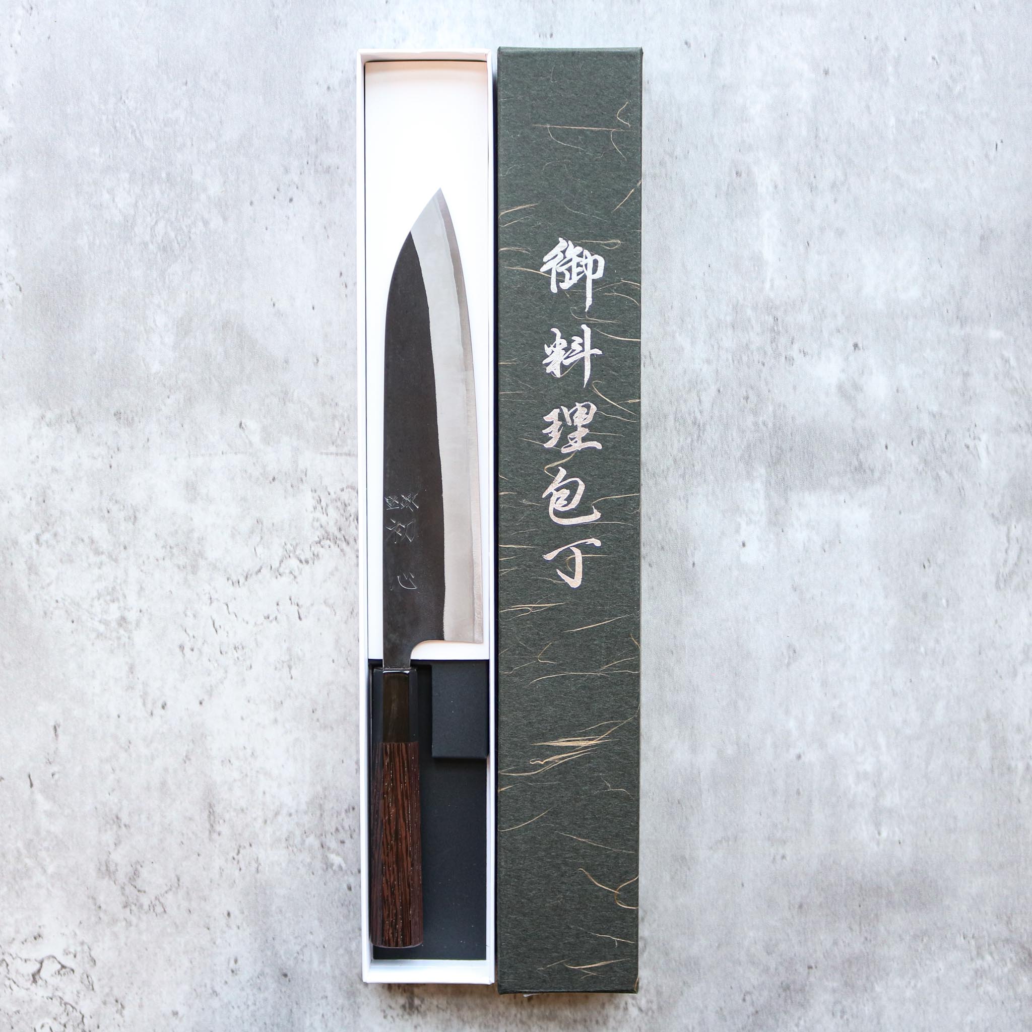 Hatsukokoro Kurokaze Gyuto 215 mm