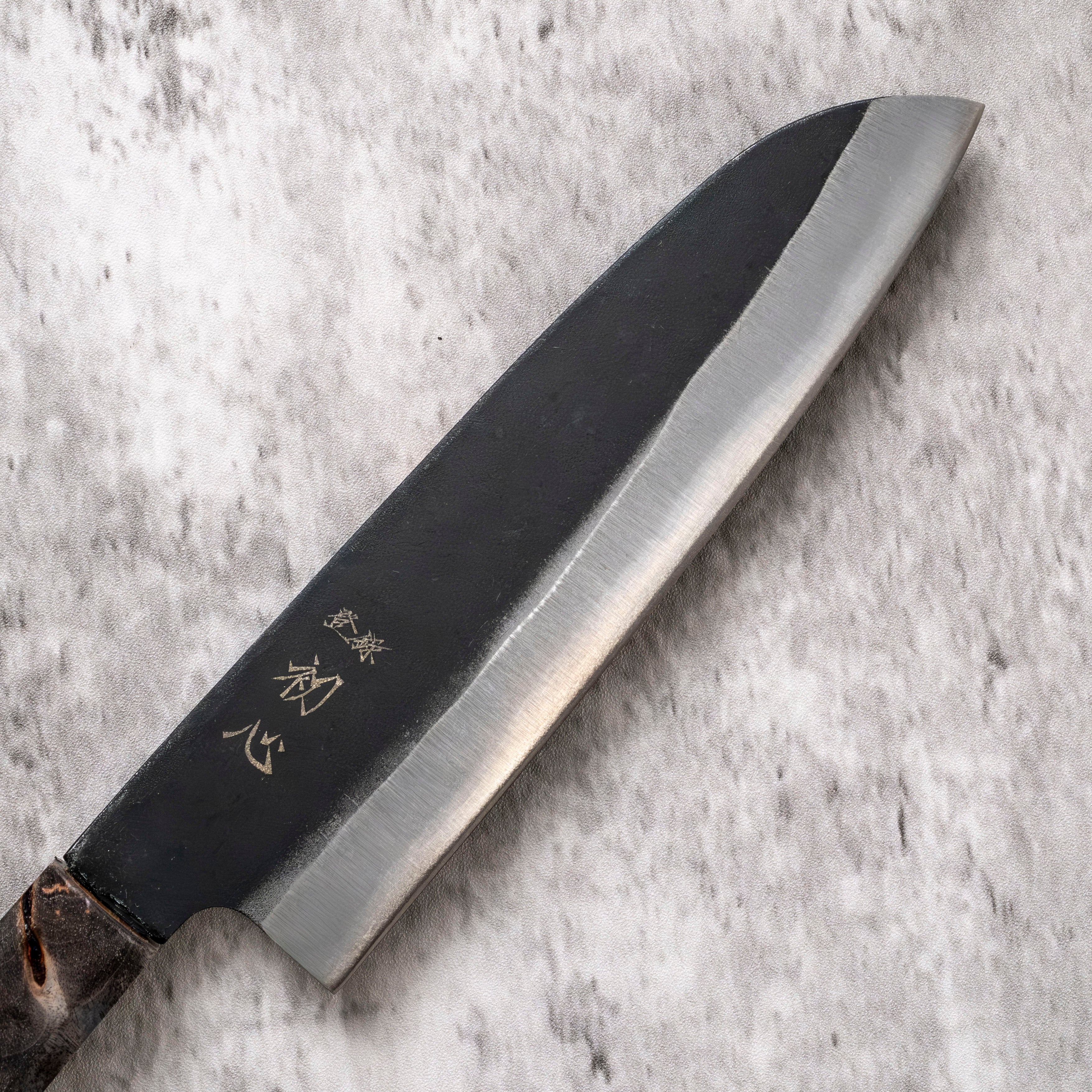 Hatsukokoro Kurouchi Santoku 165 mm (Stabilized Birch)