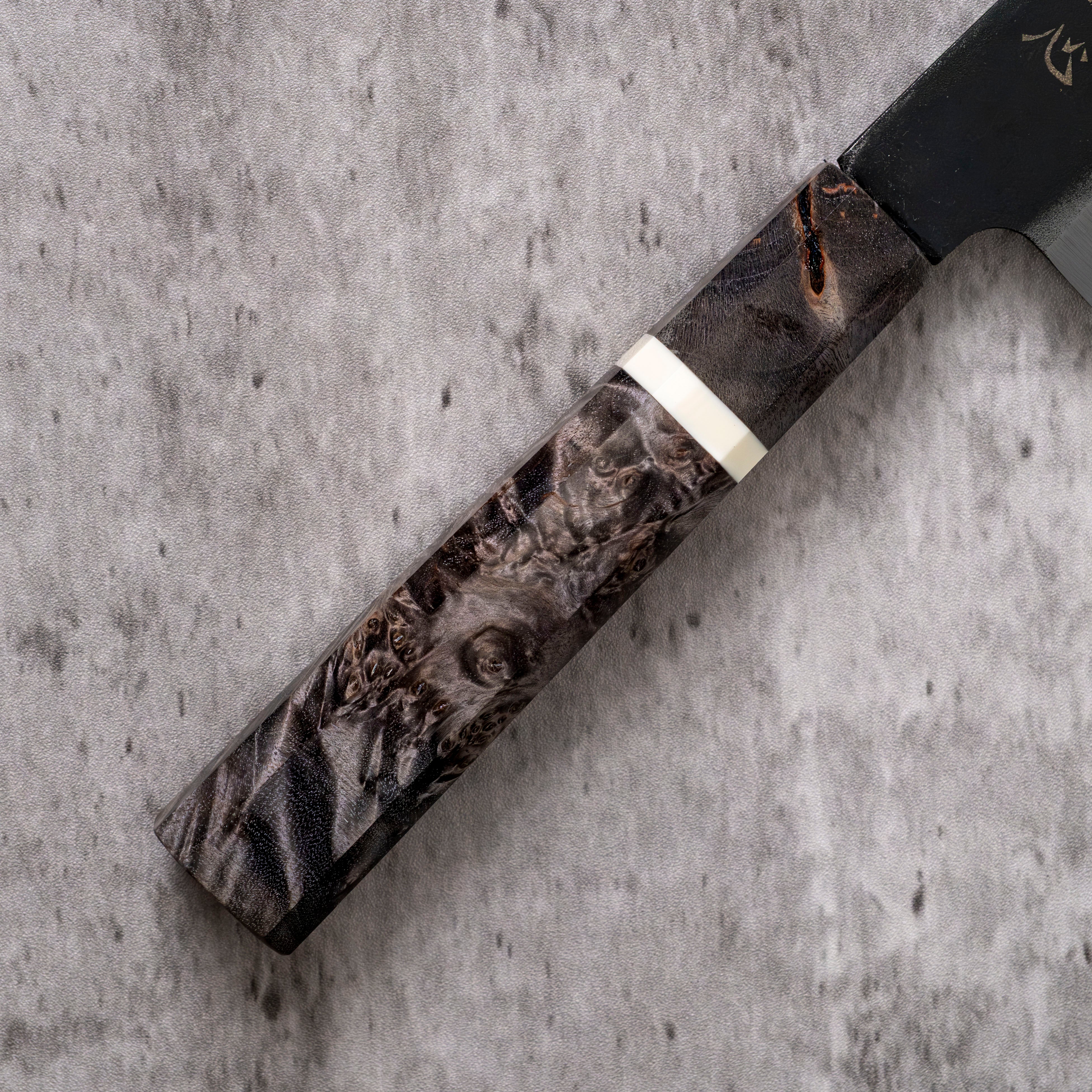 Hatsukokoro Kurouchi Santoku 165 mm (Stabilized Birch)