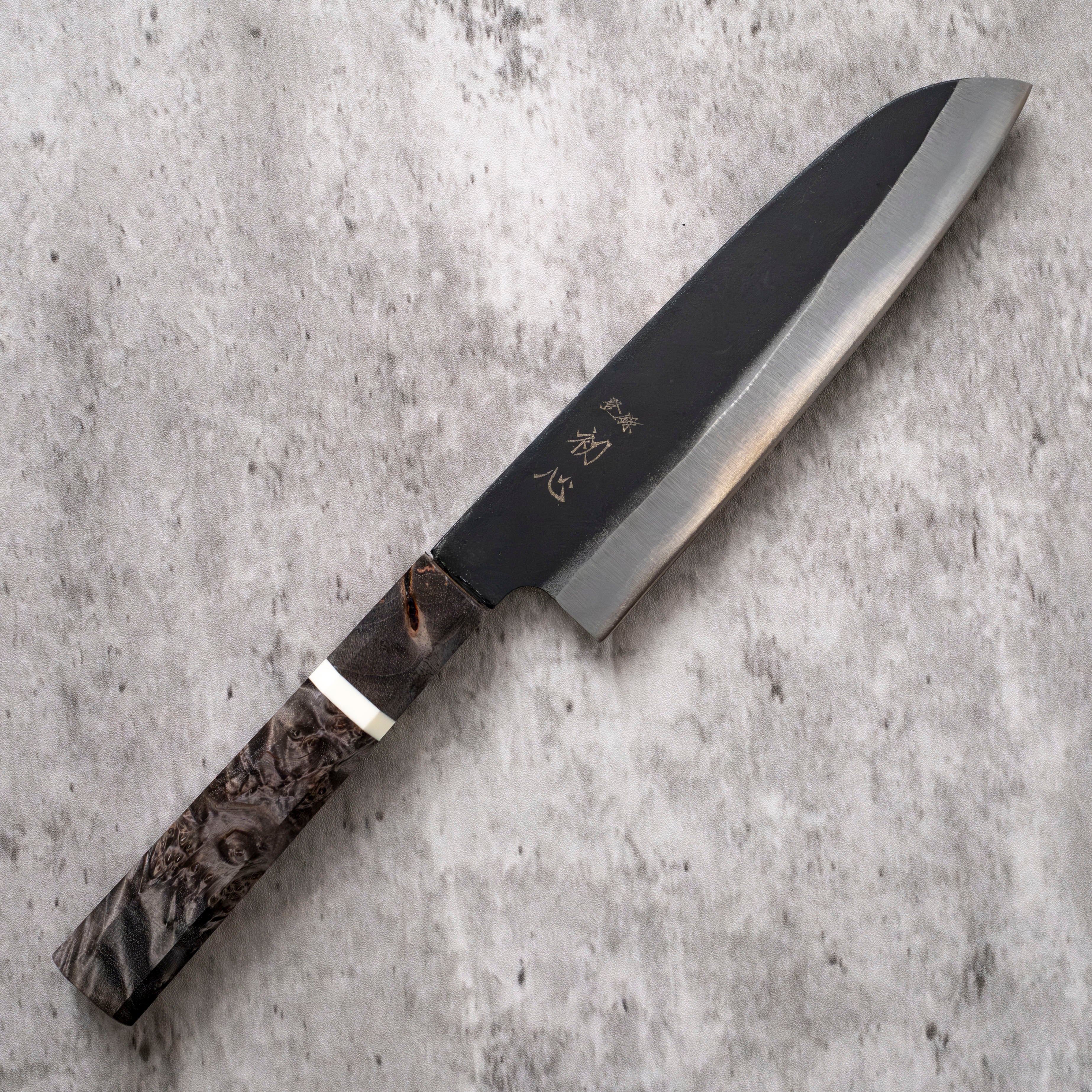 Hatsukokoro Kurouchi Santoku 165 mm (Stabilized Birch)