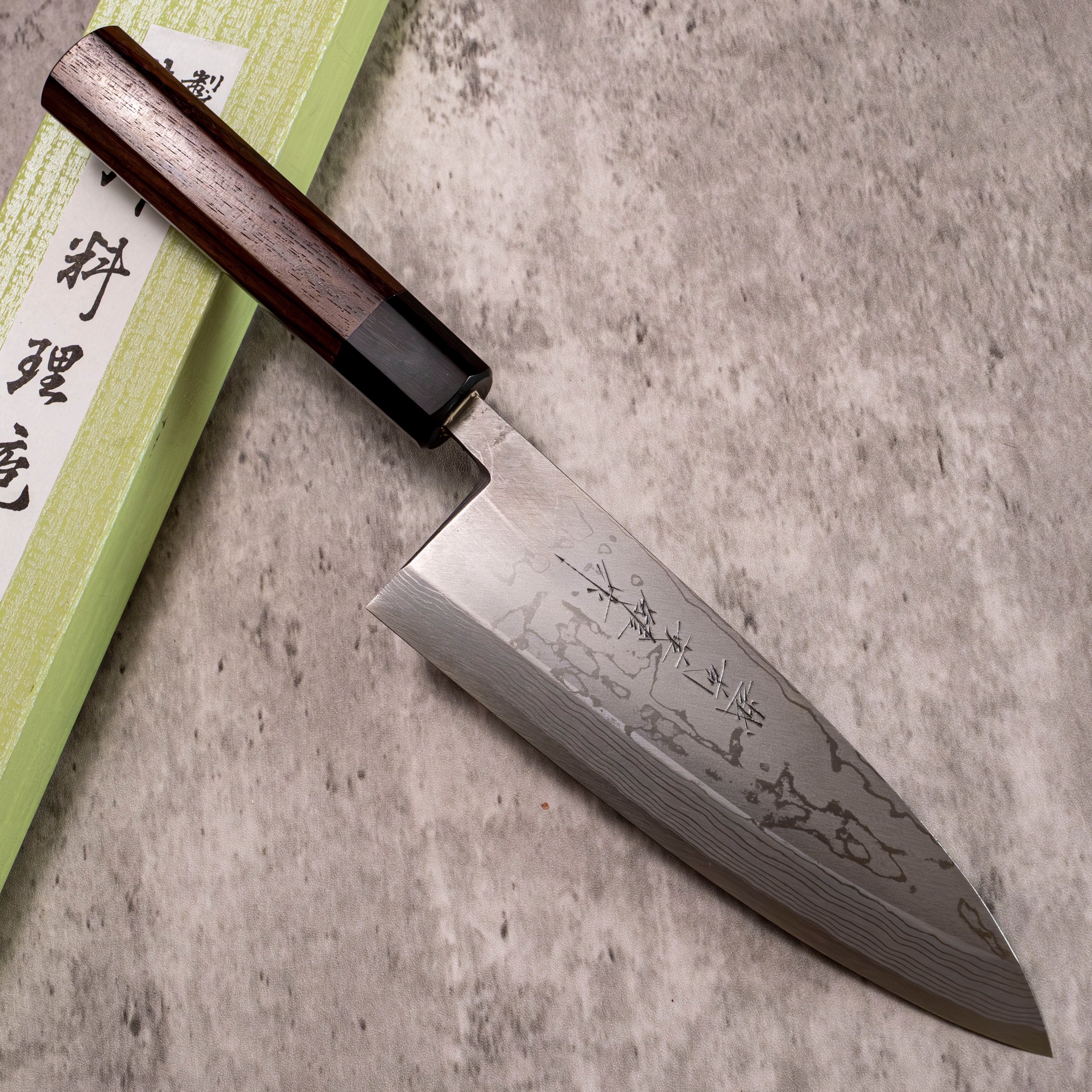 Hideo Kitaoka Damascus Deba 180 mm