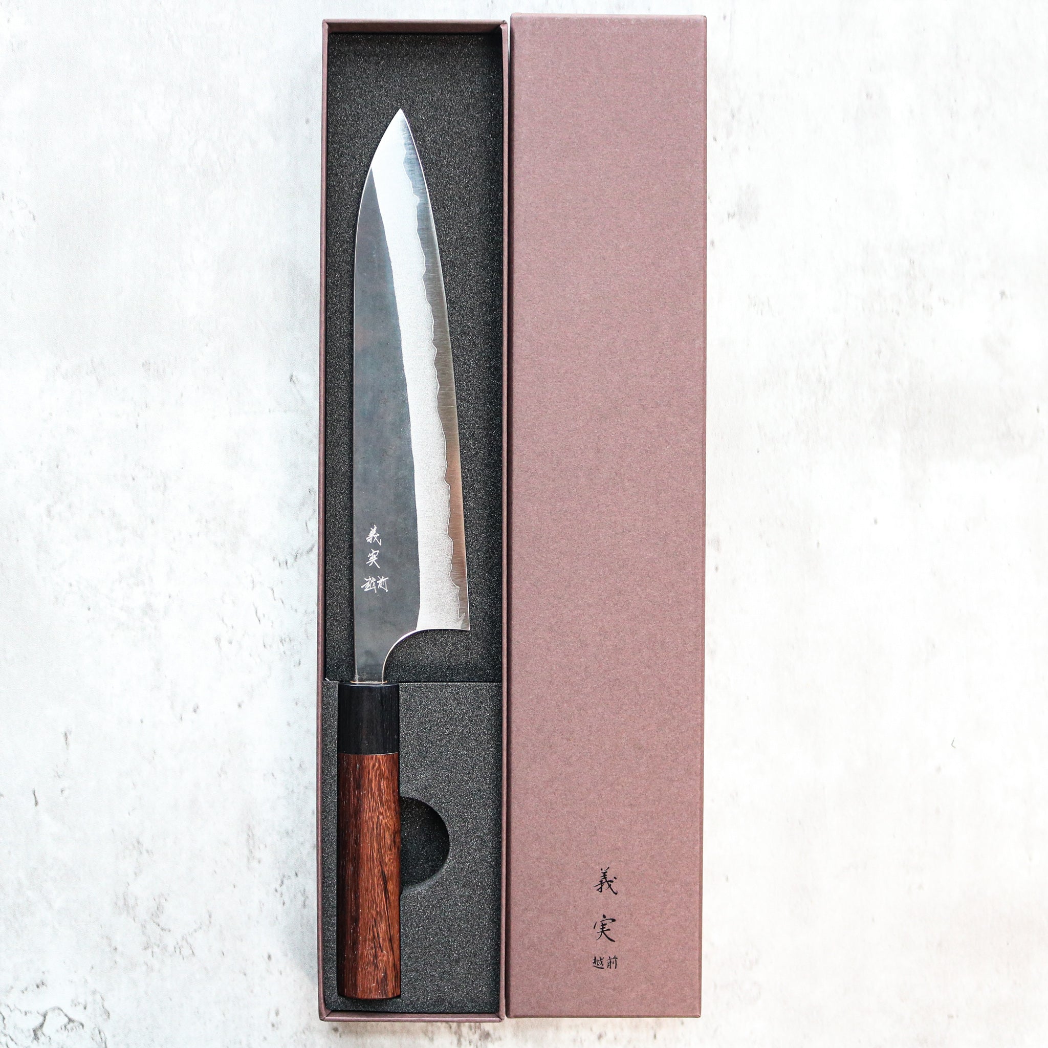 Yoshimi Kato Kurouchi Gyuto 210 mm