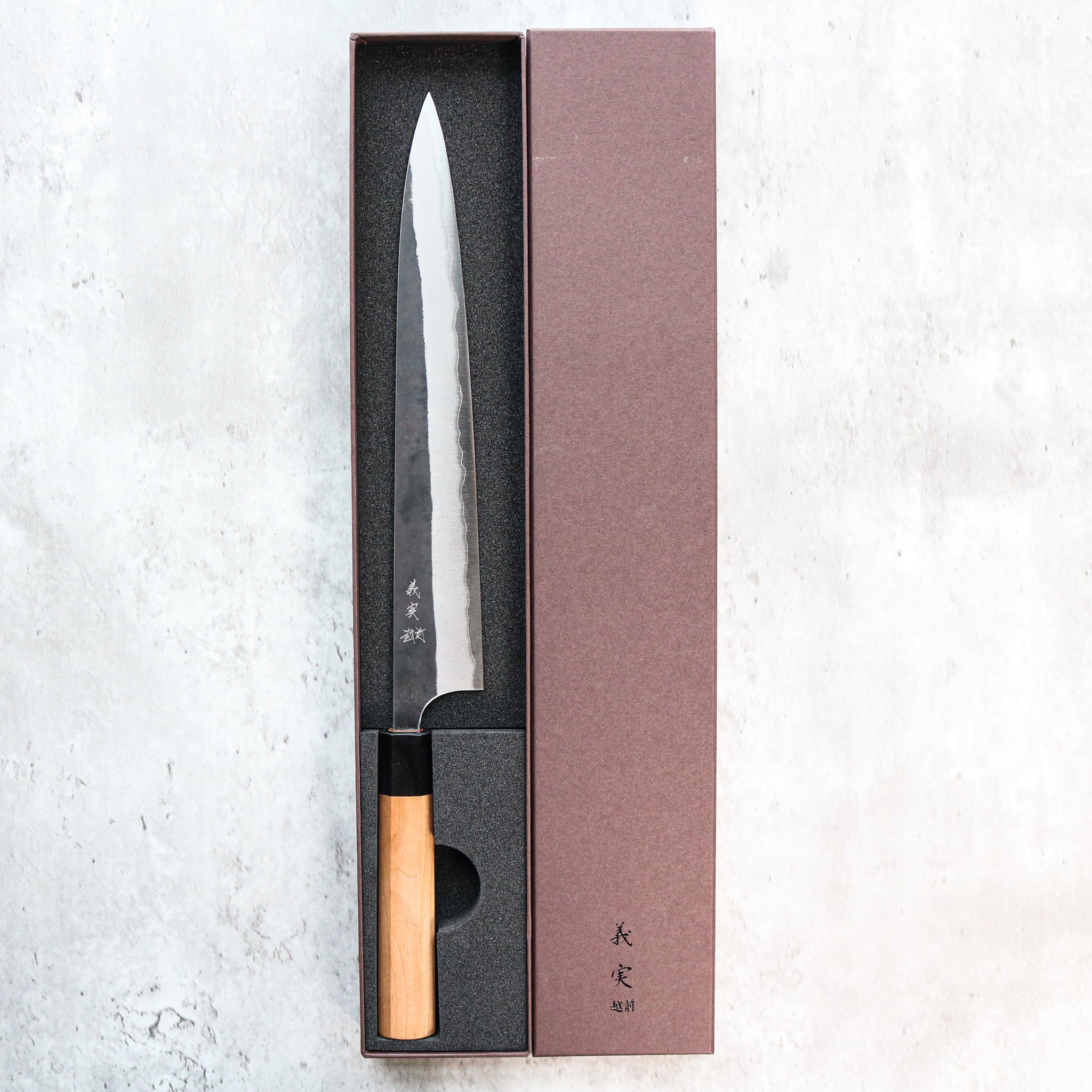 Yoshimi Kato Kurouchi Sujihiki 270 mm