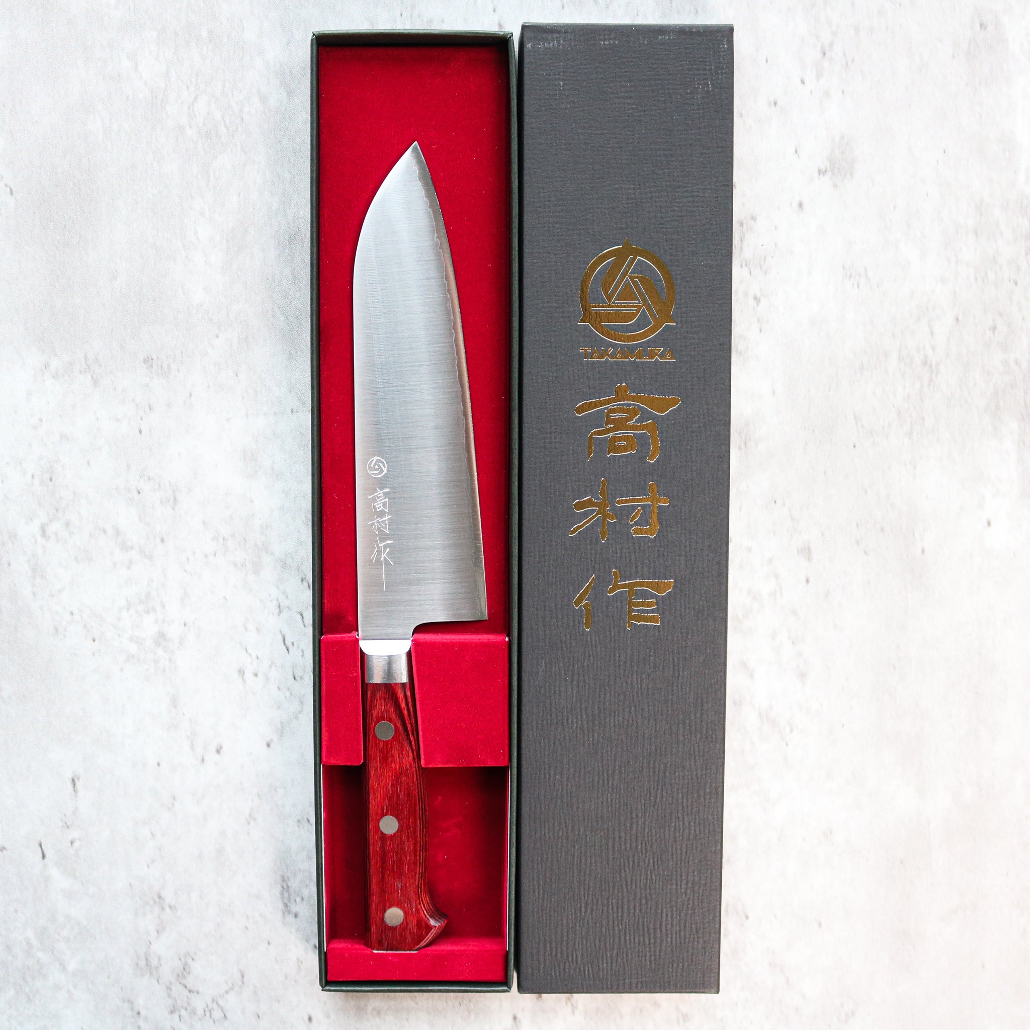 Takamura Hamono R2/SG2 Santoku 170 mm