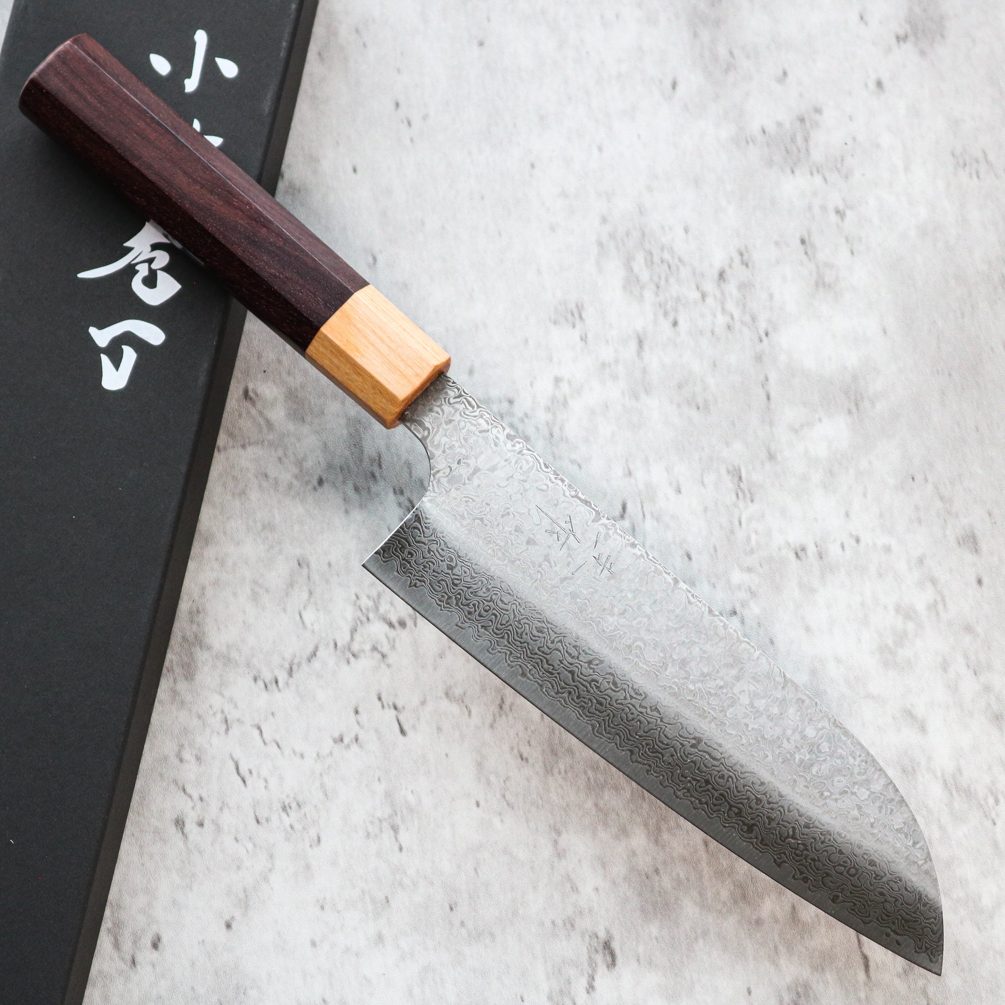 Kei Kobayashi Damascus Santoku 165 mm