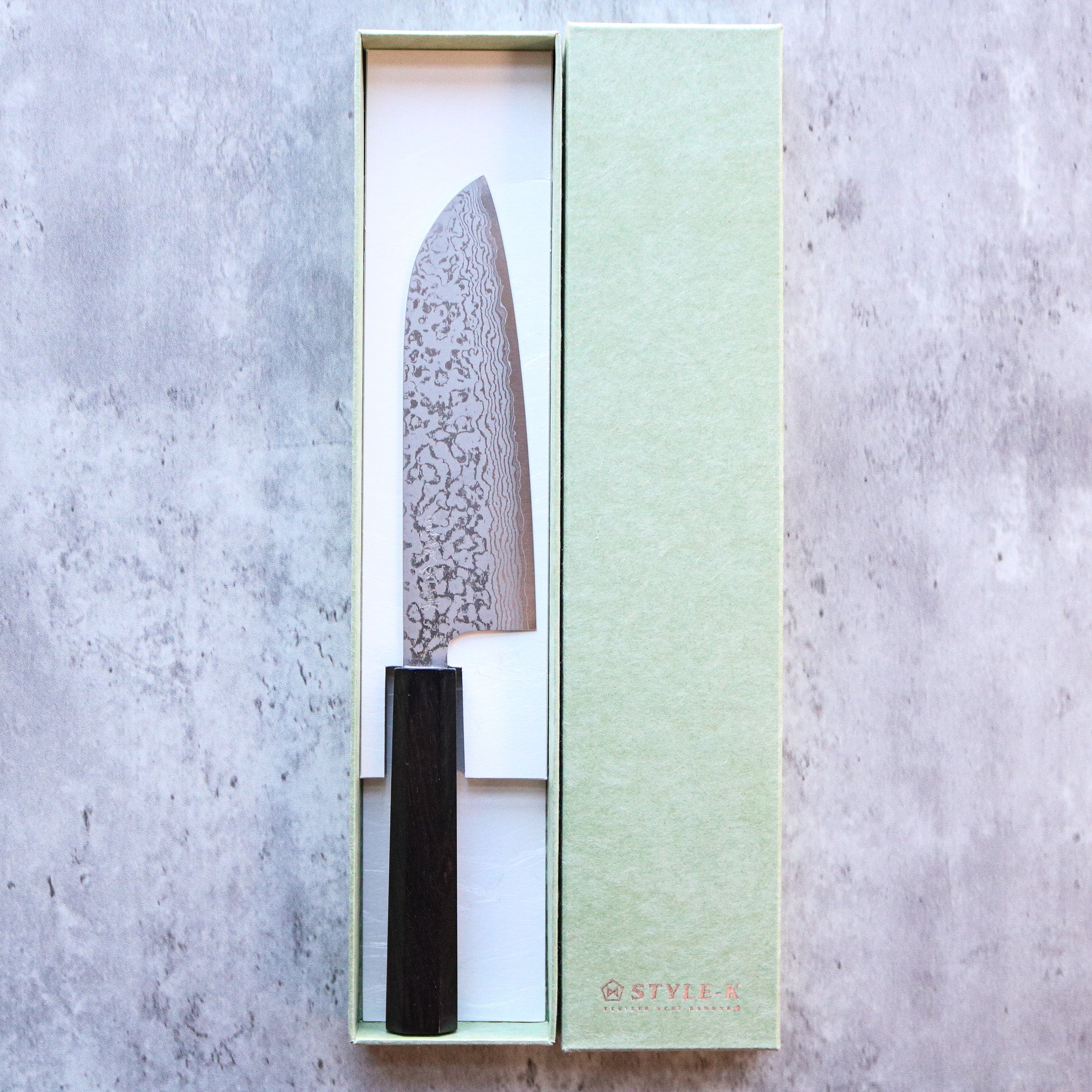 Makoto Kurosaki Damascus Santoku 165 mm