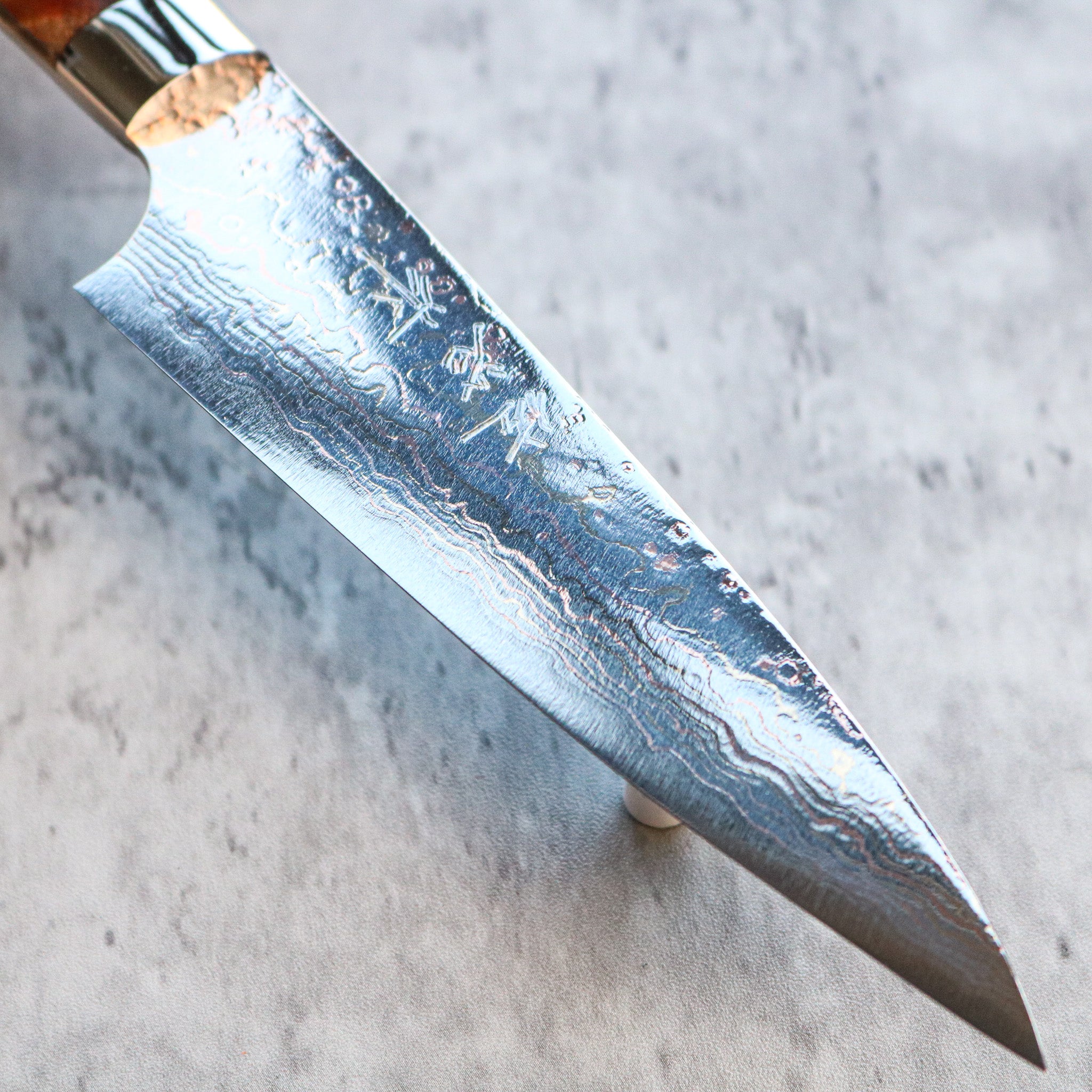 Takeshi Saji Rainbow Damascus Petty 130 mm