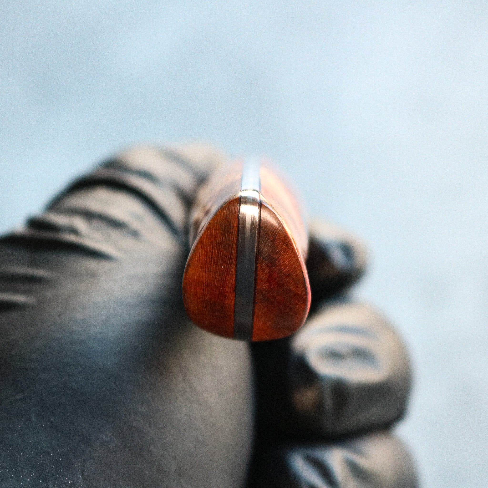 Takeshi Saji Rainbow Damascus Petty 130 mm