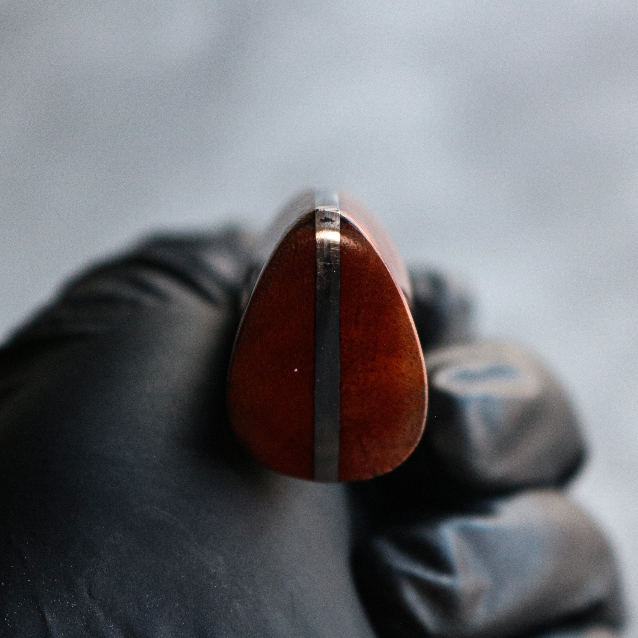 Takeshi Saji Rainbow Damascus Bunka 175 mm