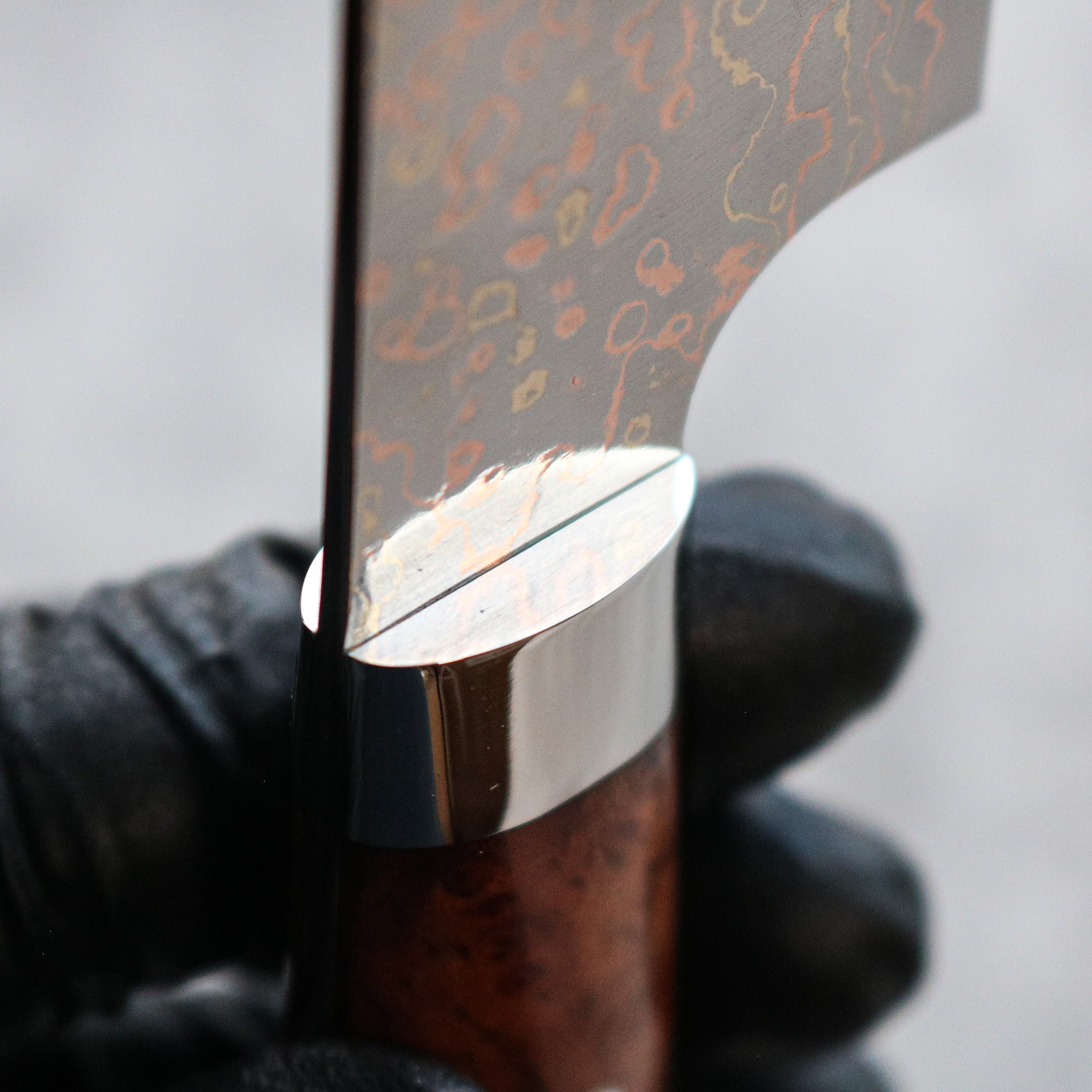 Takeshi Saji Rainbow Damascus Gyuto 210 mm