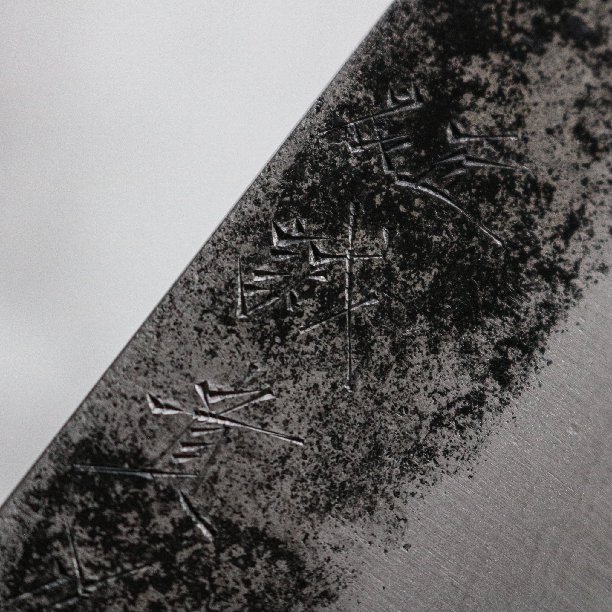 Shigeki Tanaka Kurouchi Damascus Santoku 165 mm