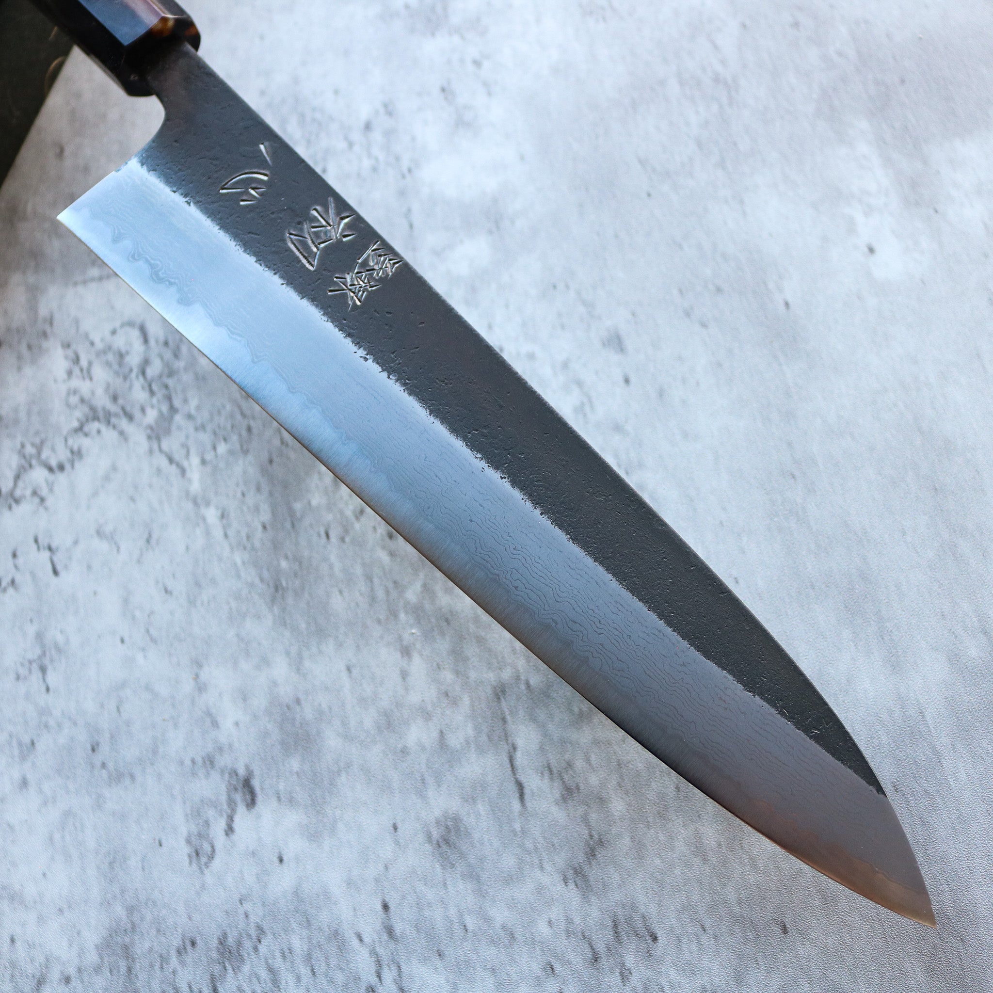 Hatsukokoro Shinkiro Damascus Gyuto 245 mm