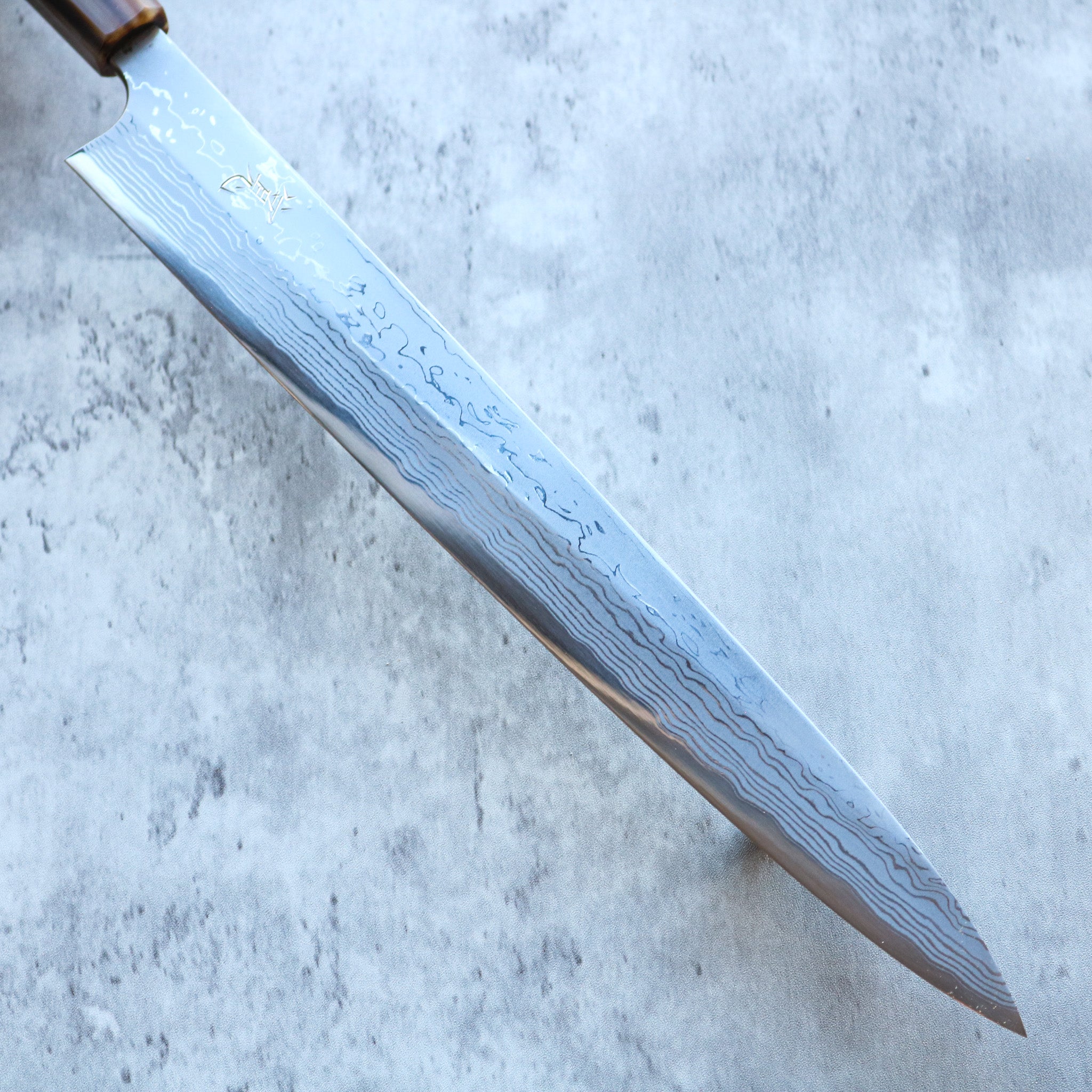 Yoshihiro Yauji B2 Damascus Yanagiba 330 mm