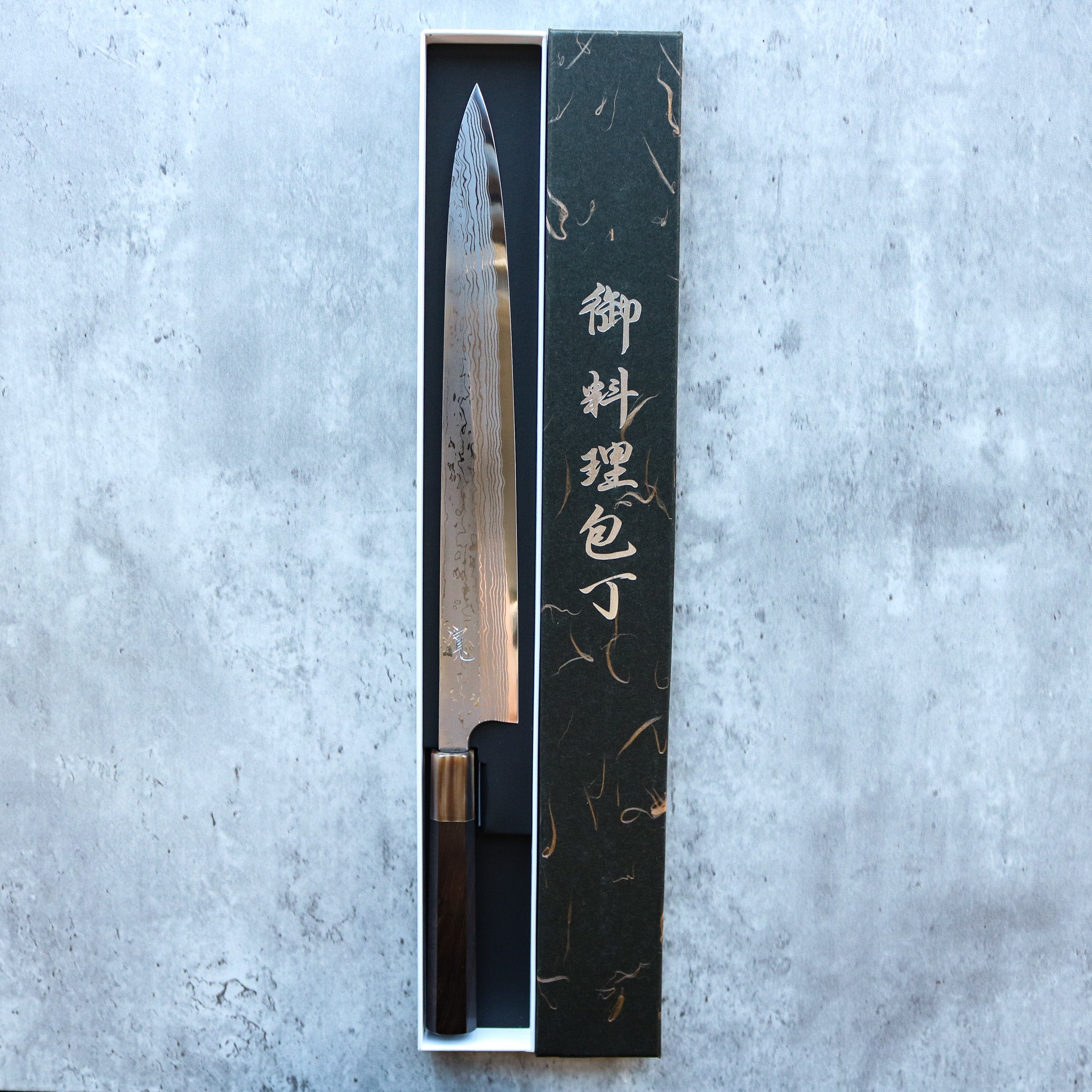 Yoshihiro Yauji B2 Damascus Yanagiba 330 mm