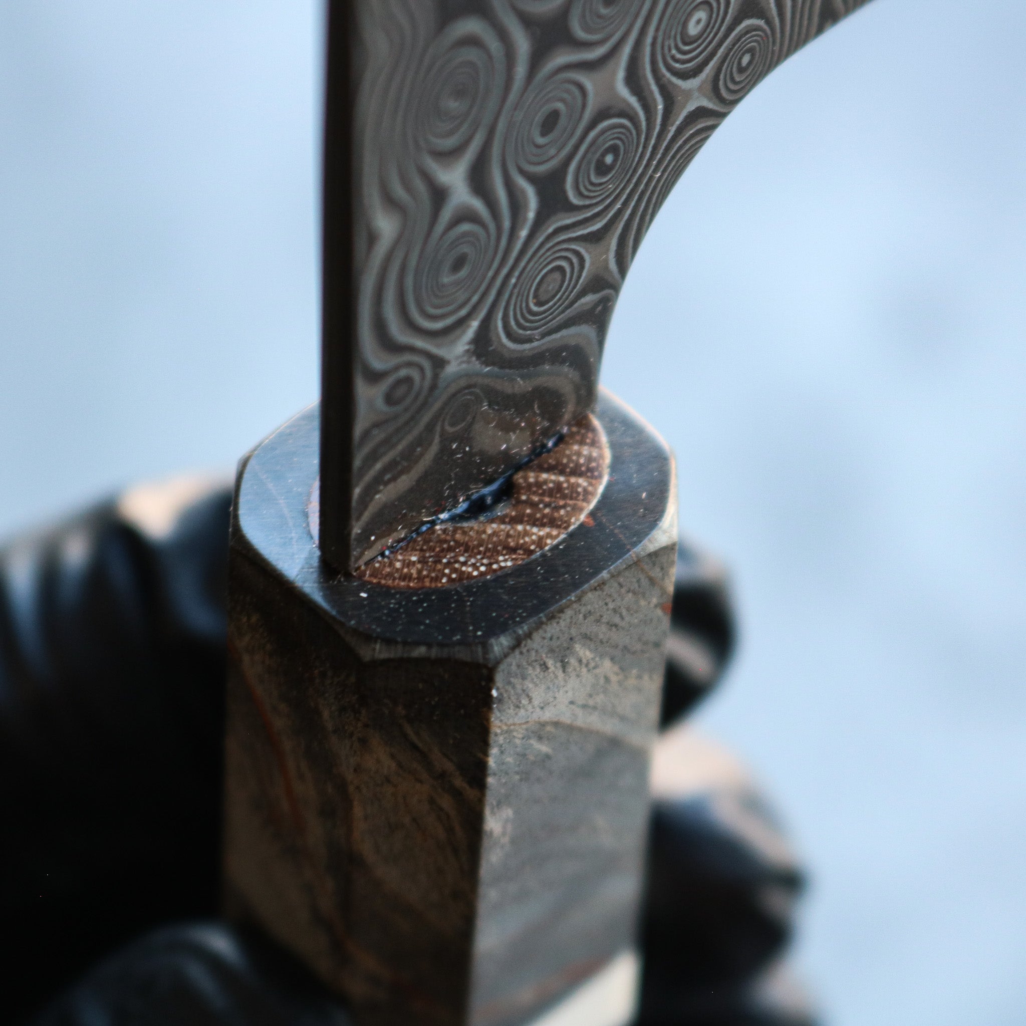 Nigara Hamono Damascus Anmon Sujihiki 245 mm