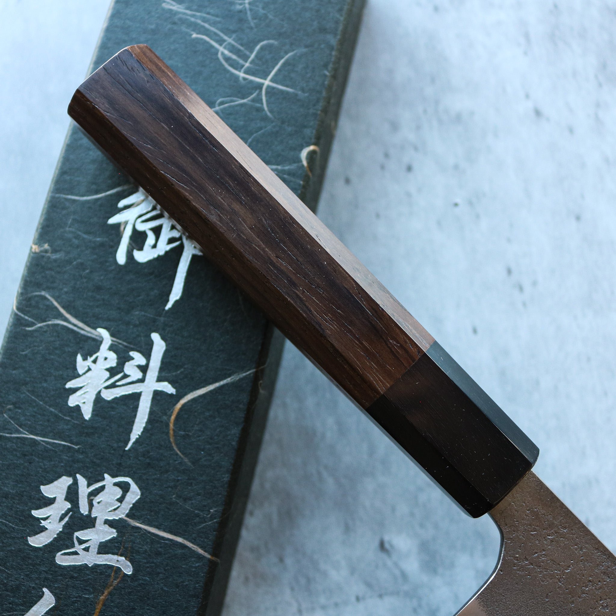 Hatsukokoro Yoshikane Nashiji SKD Kiritsuke Gyuto 210 mm