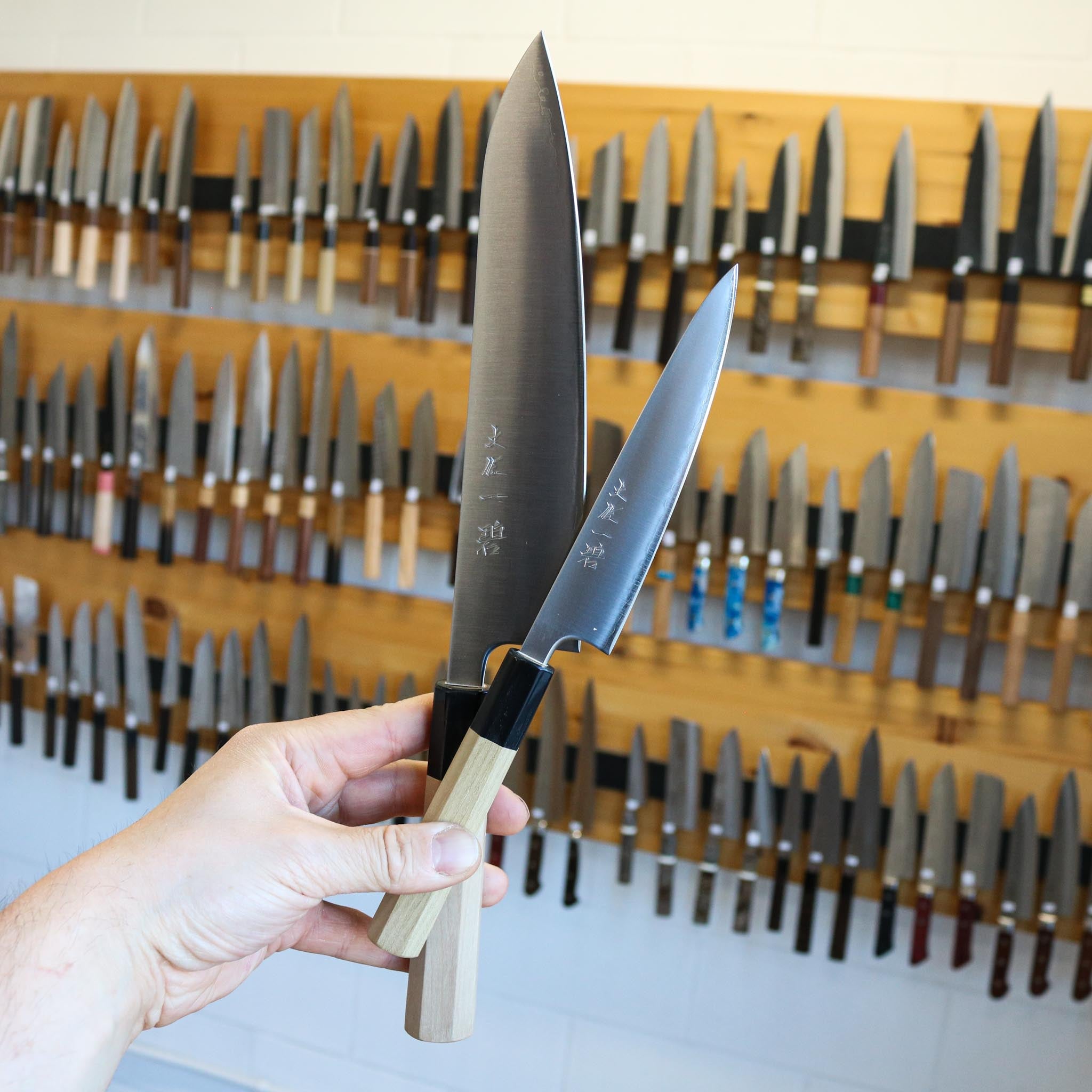 Tosaichi AO Petty 135 mm + Gyuto 210 mm