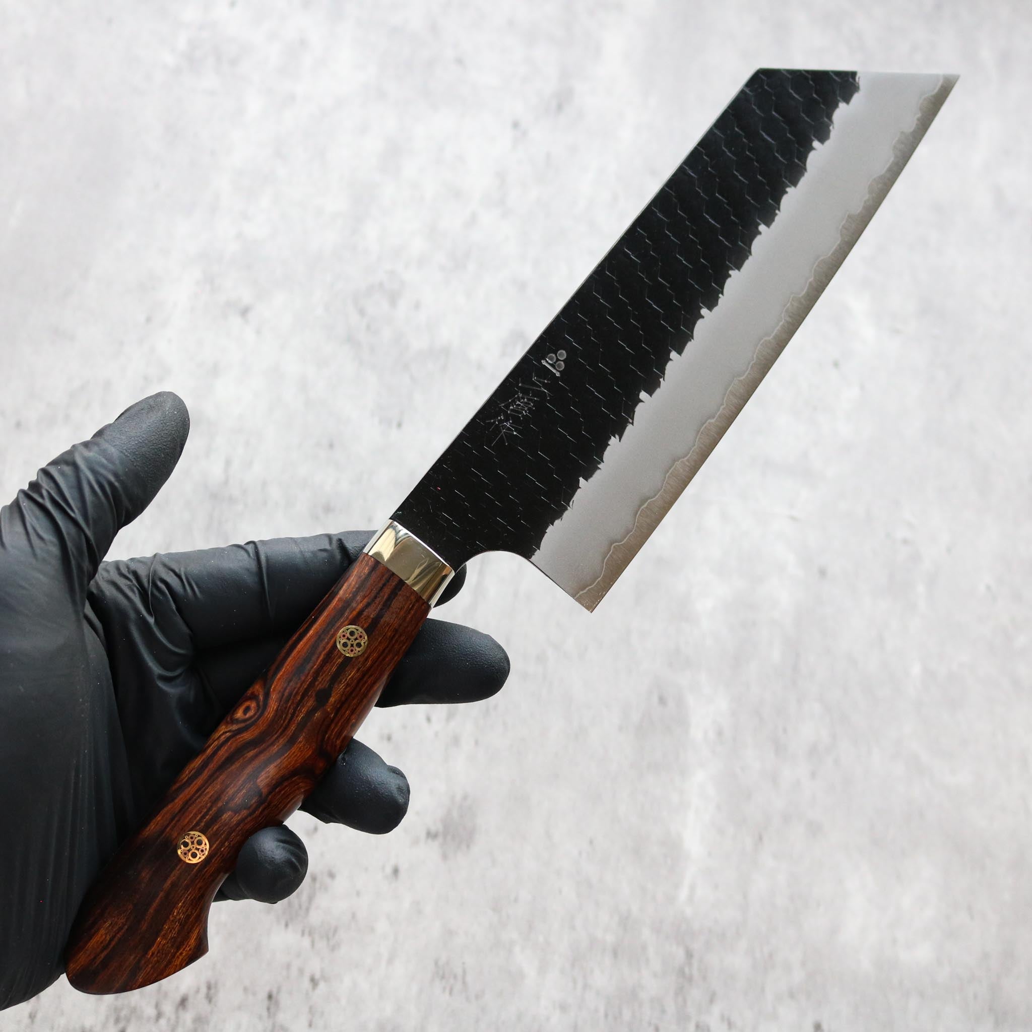 Nigara Hamono SG2 Kurouchi Flat Bunka 165 mm Ironwood