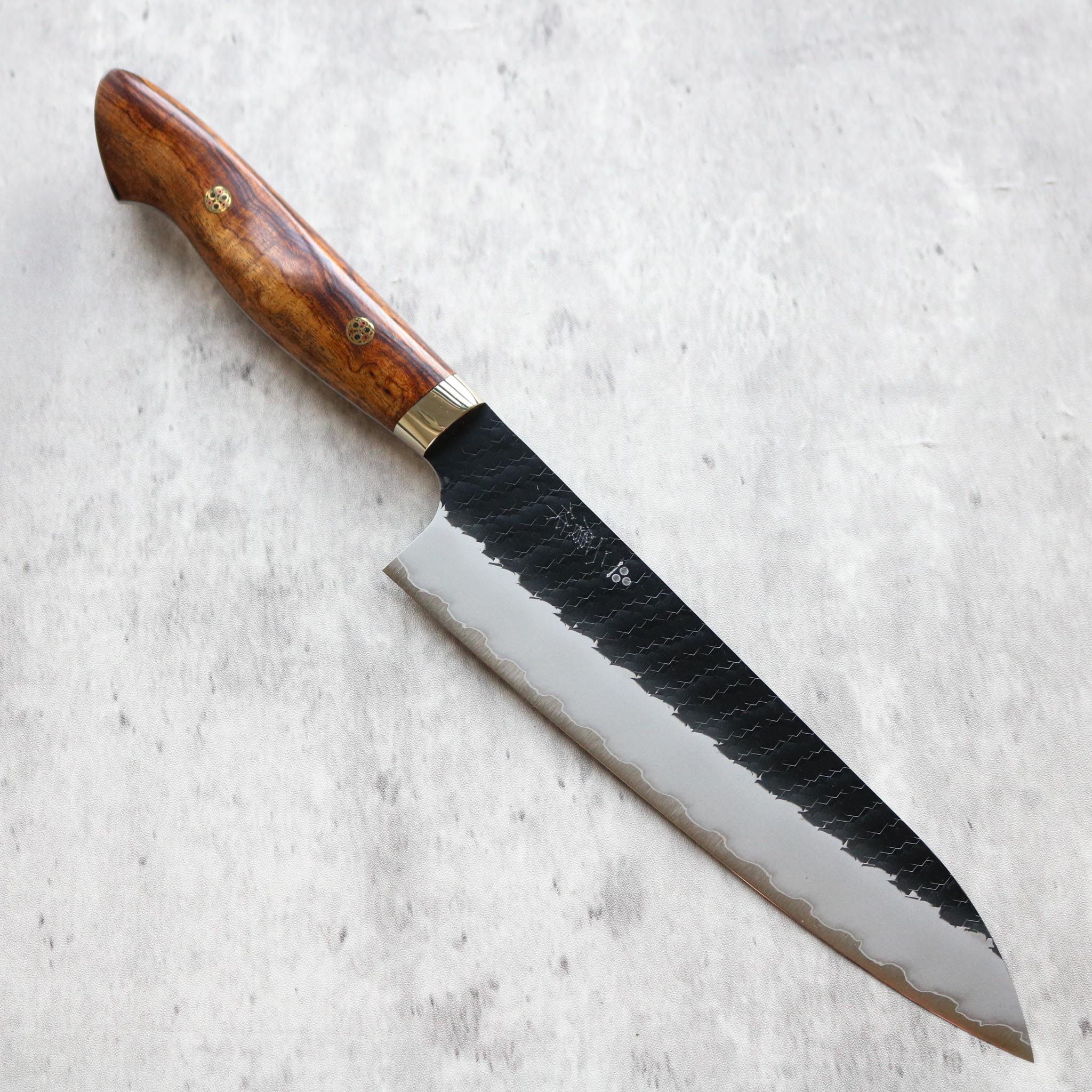 Nigara Hamono SG2 Kurouchi Gyuto 210 mm Ironwood