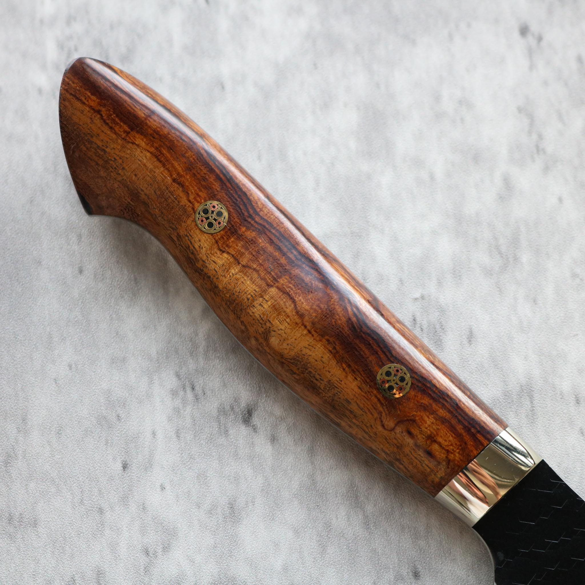 Nigara Hamono SG2 Kurouchi Gyuto 210 mm Ironwood
