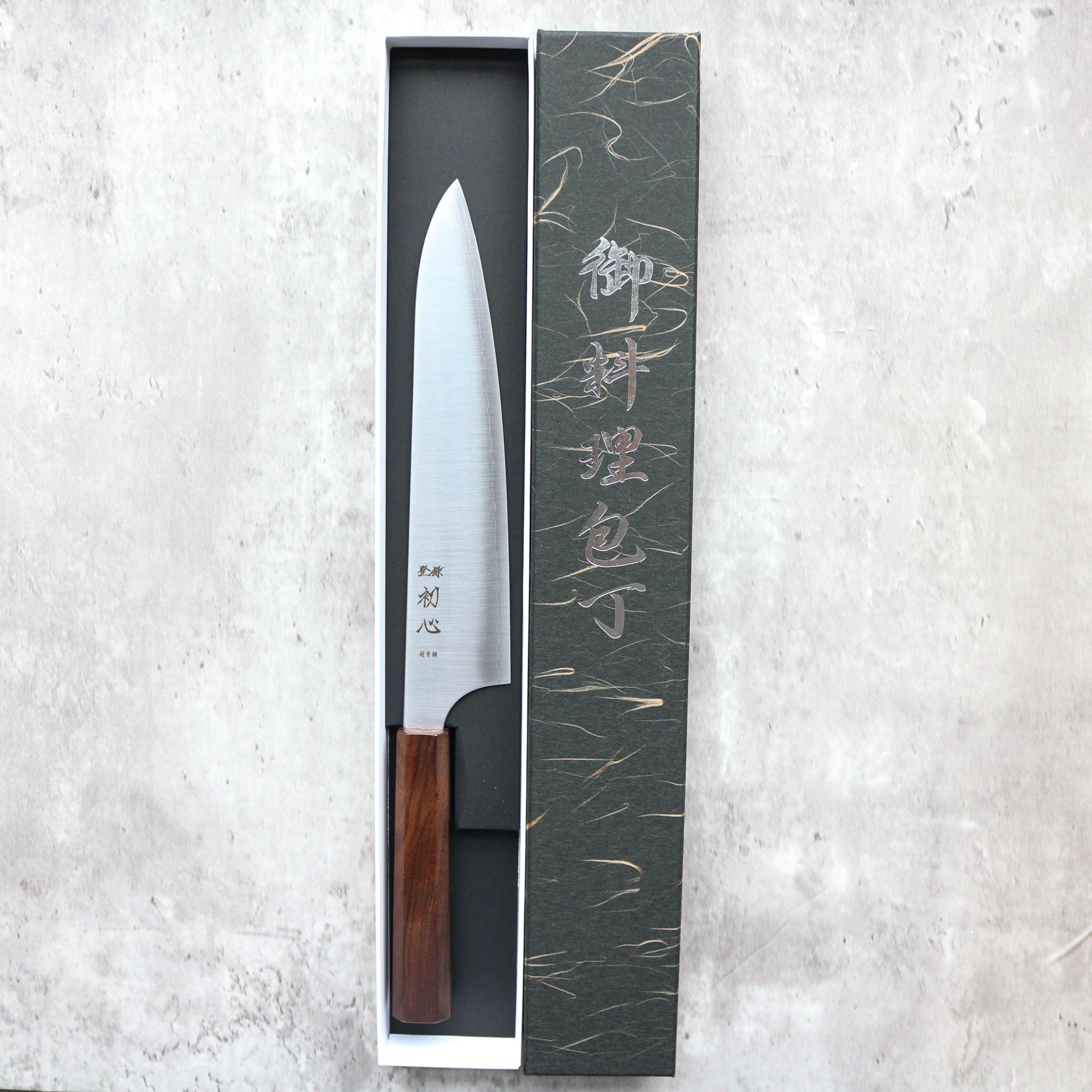 Hatsukokoro Hayabusa AO Migaki Gyuto 210 mm