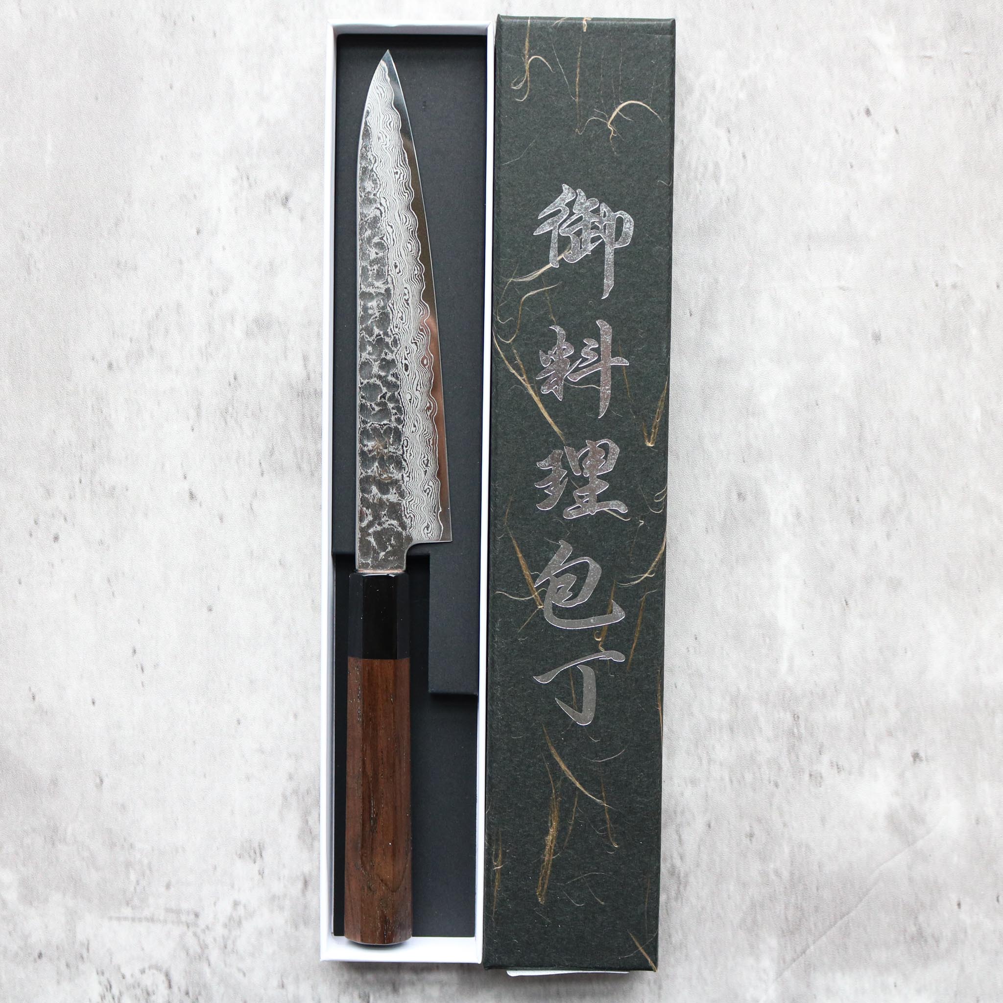 Hatsukokoro Hayabusa Damascus Petty 150 mm