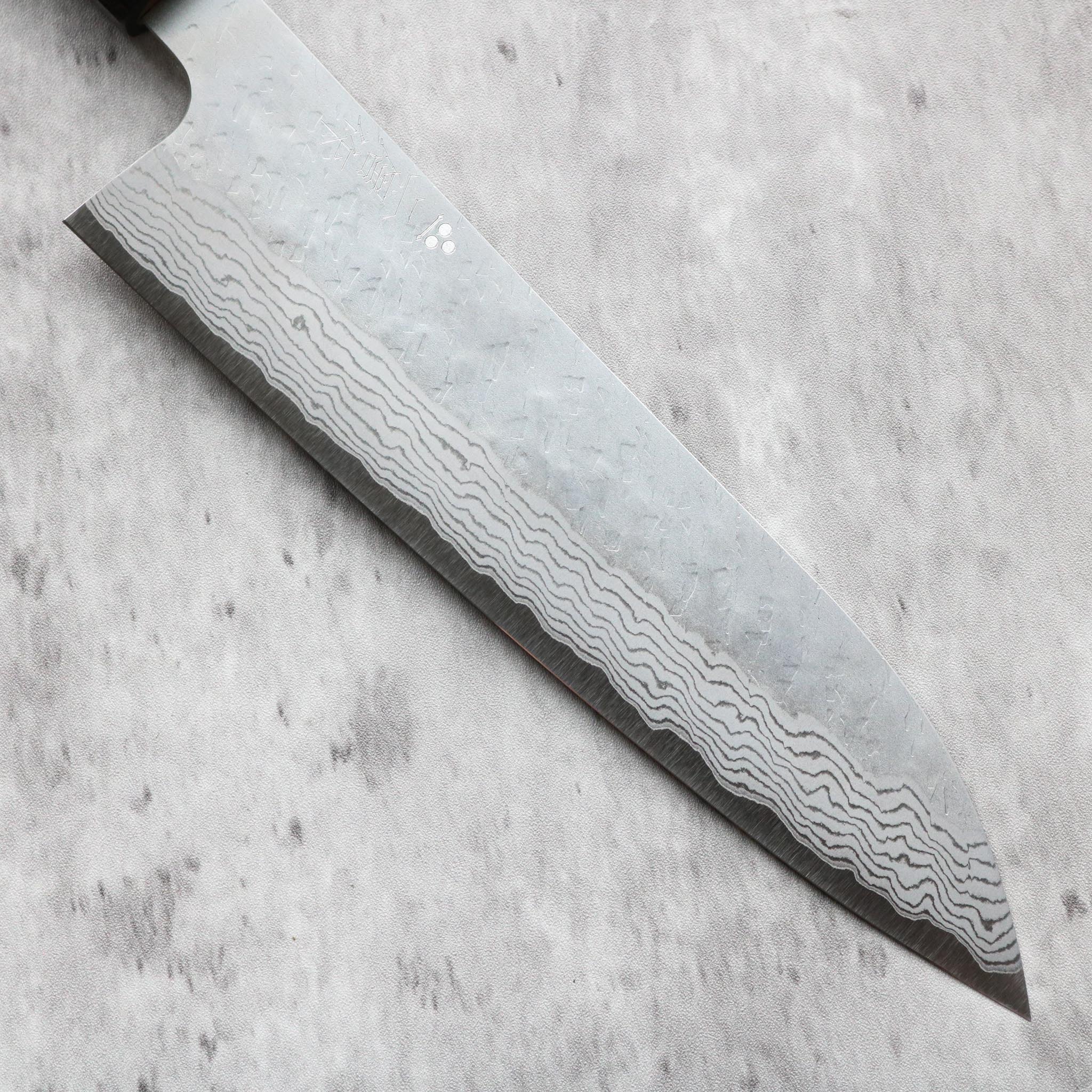 Nigara Hamono Tsuchime Damascus Gyuto 205 mm