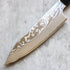 Kenshiro Hatono STRIX Damascus Kiritsuke Petty 135 mm Ebony W spacer