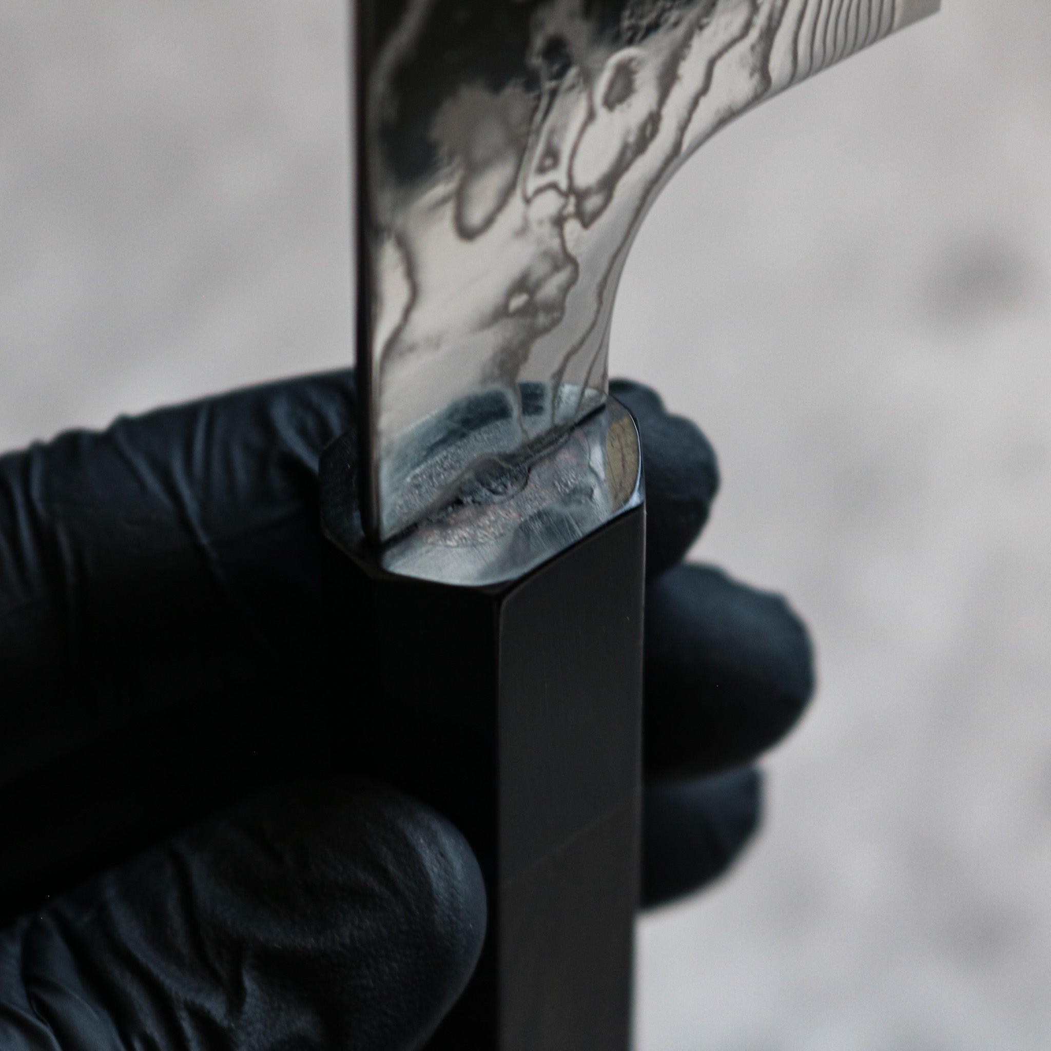 Kenshiro Hatono STRIX Damascus Kiritsuke Gyuto 215 mm