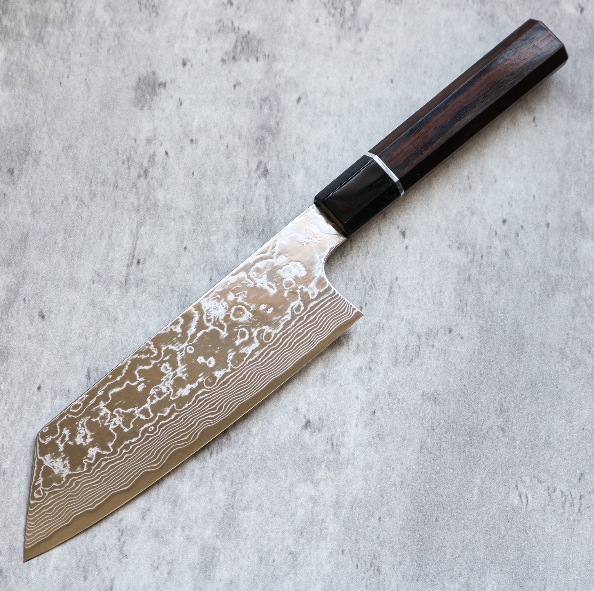 Kenshiro Hatono STRIX Damascus Bunka 180 mm