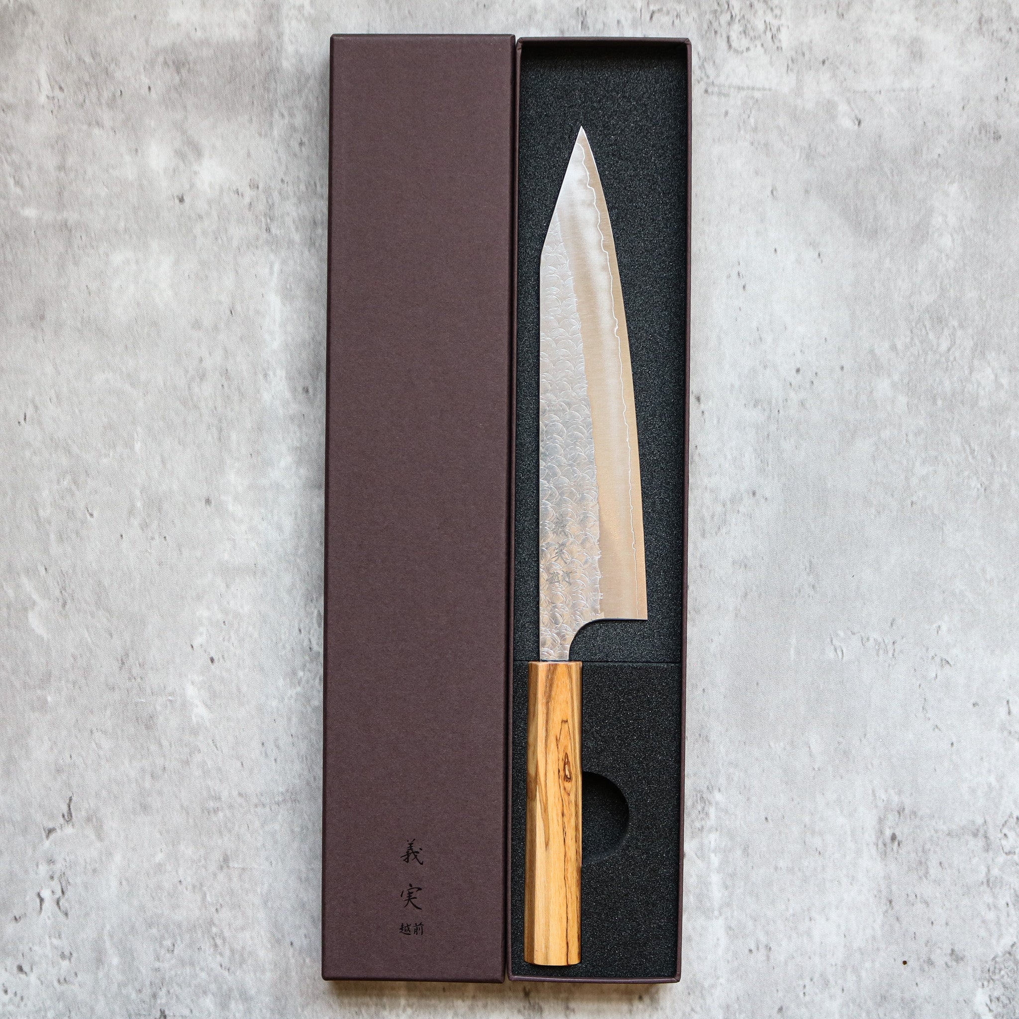 Yoshimi Kato Minamo Kiritsuke Gyuto 210 mm