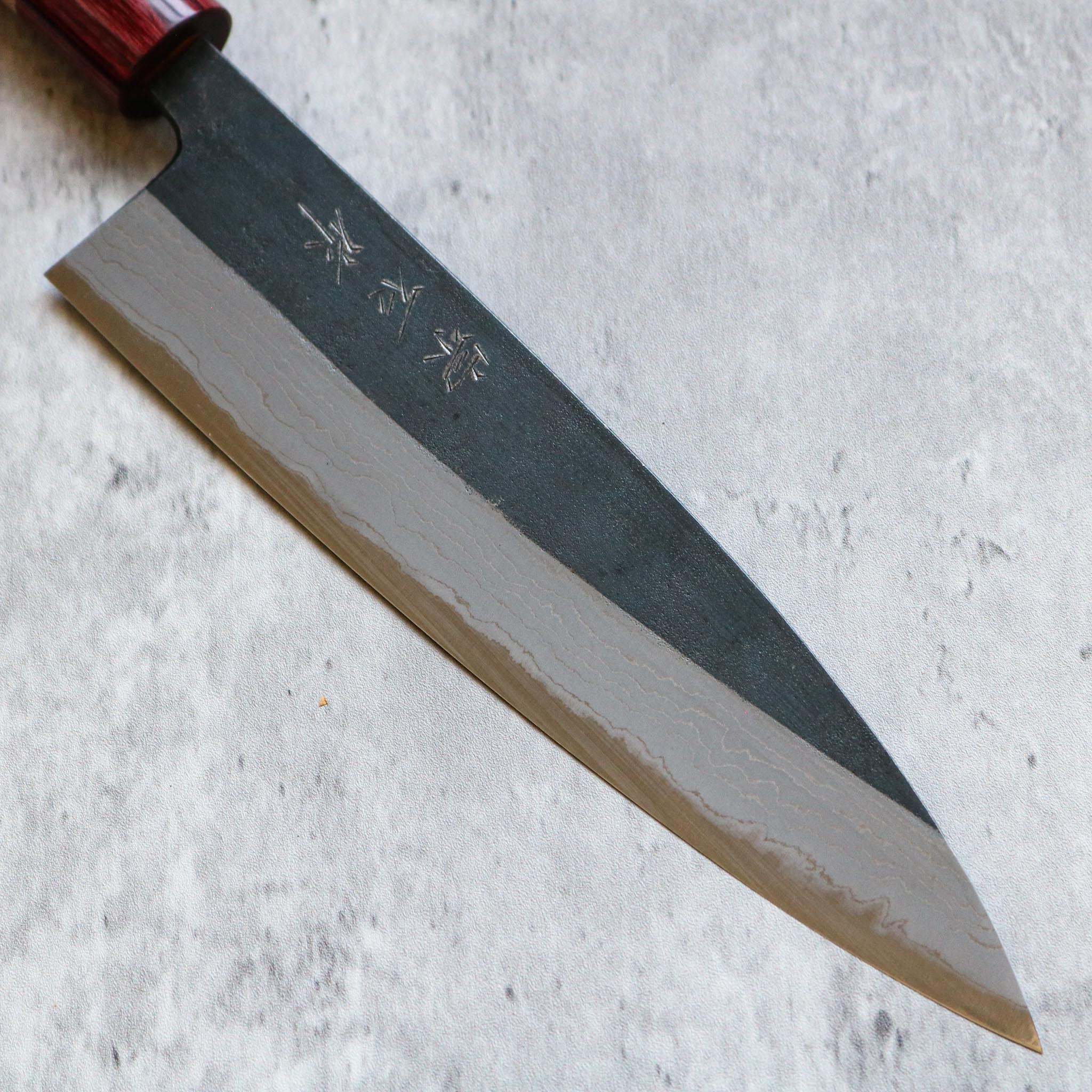 Muneishi Kurouchi Damascus Gyuto 210 mm