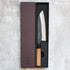 Yoshimi Kato AS Kurochi Santoku 170 mm Oak