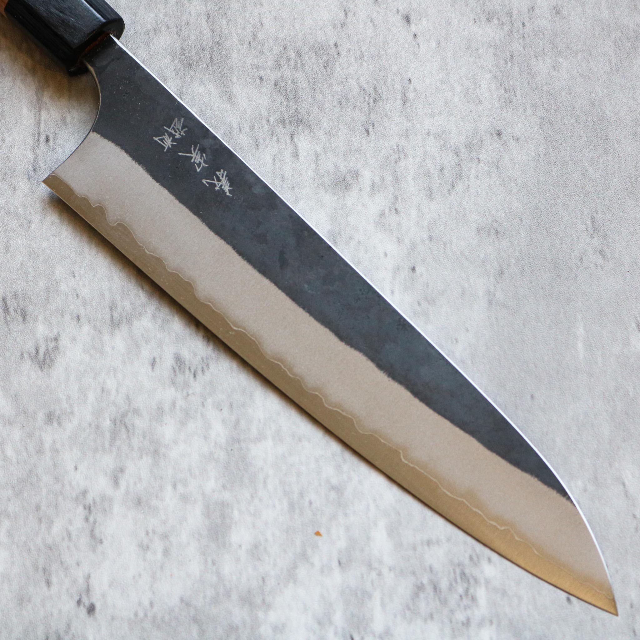 Yoshimi Kato AS Kurouchi Gyuto 210 mm Oak