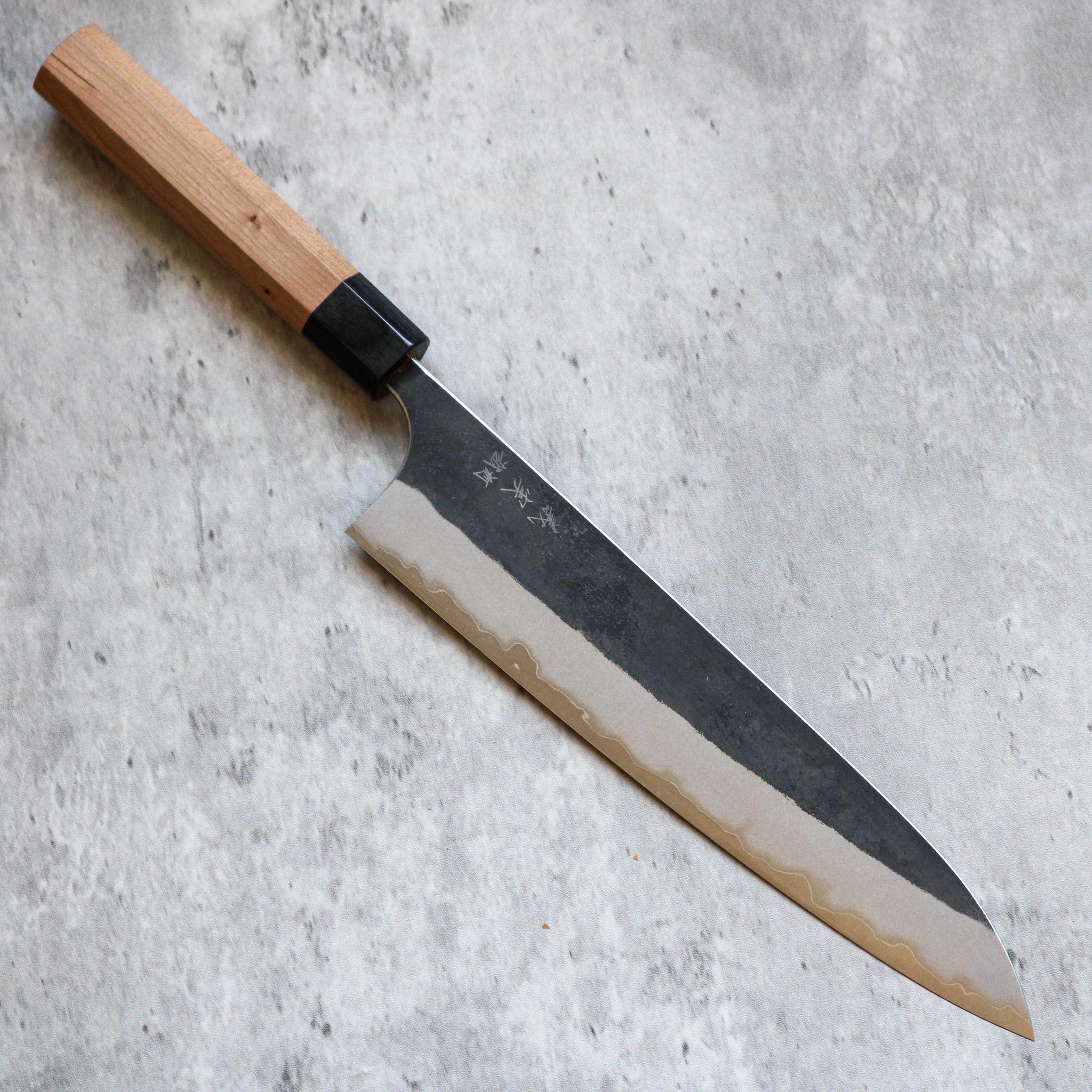 Yoshimi Kato AS Kurouchi Gyuto 240 mm Oak