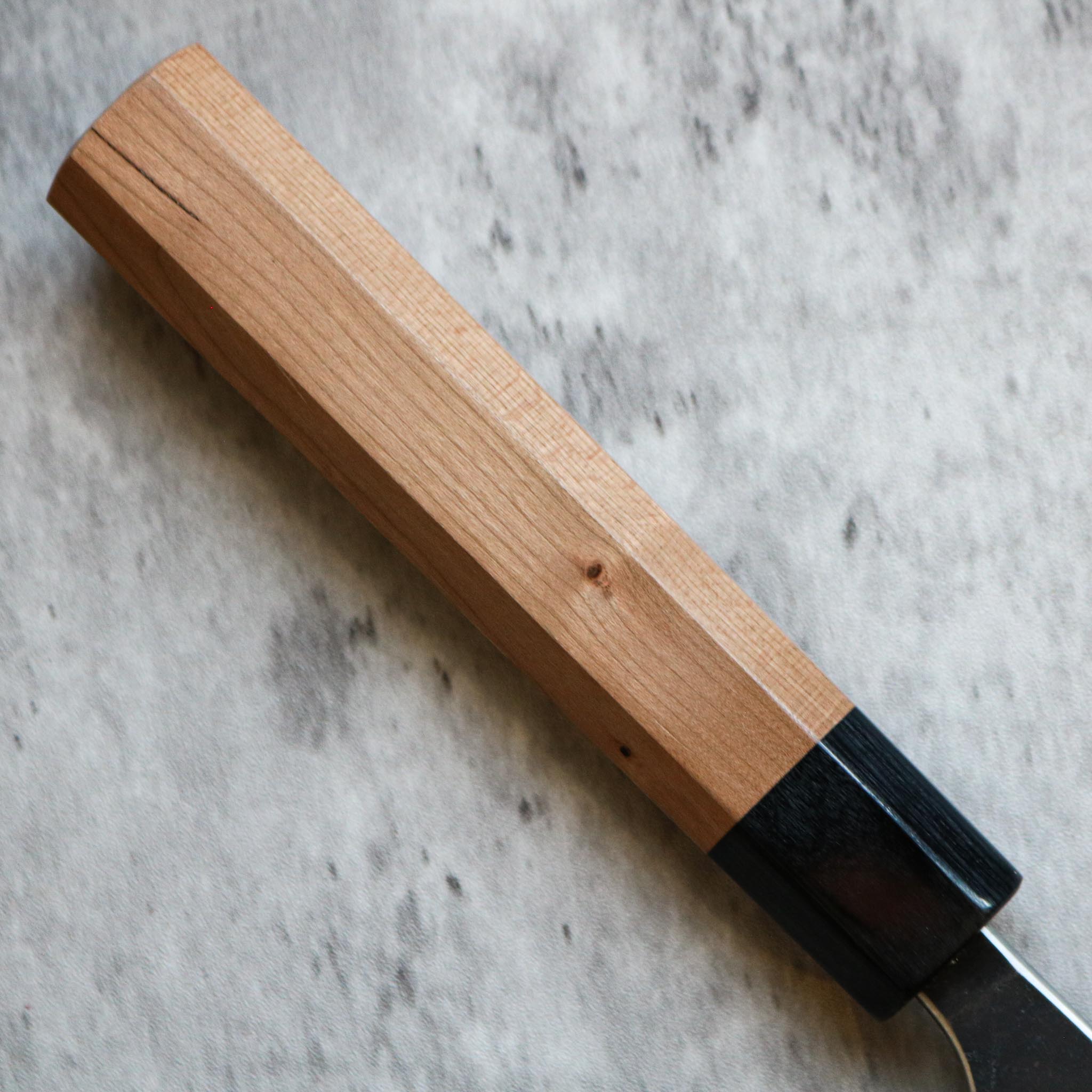Yoshimi Kato AS Kurouchi Gyuto 240 mm Oak