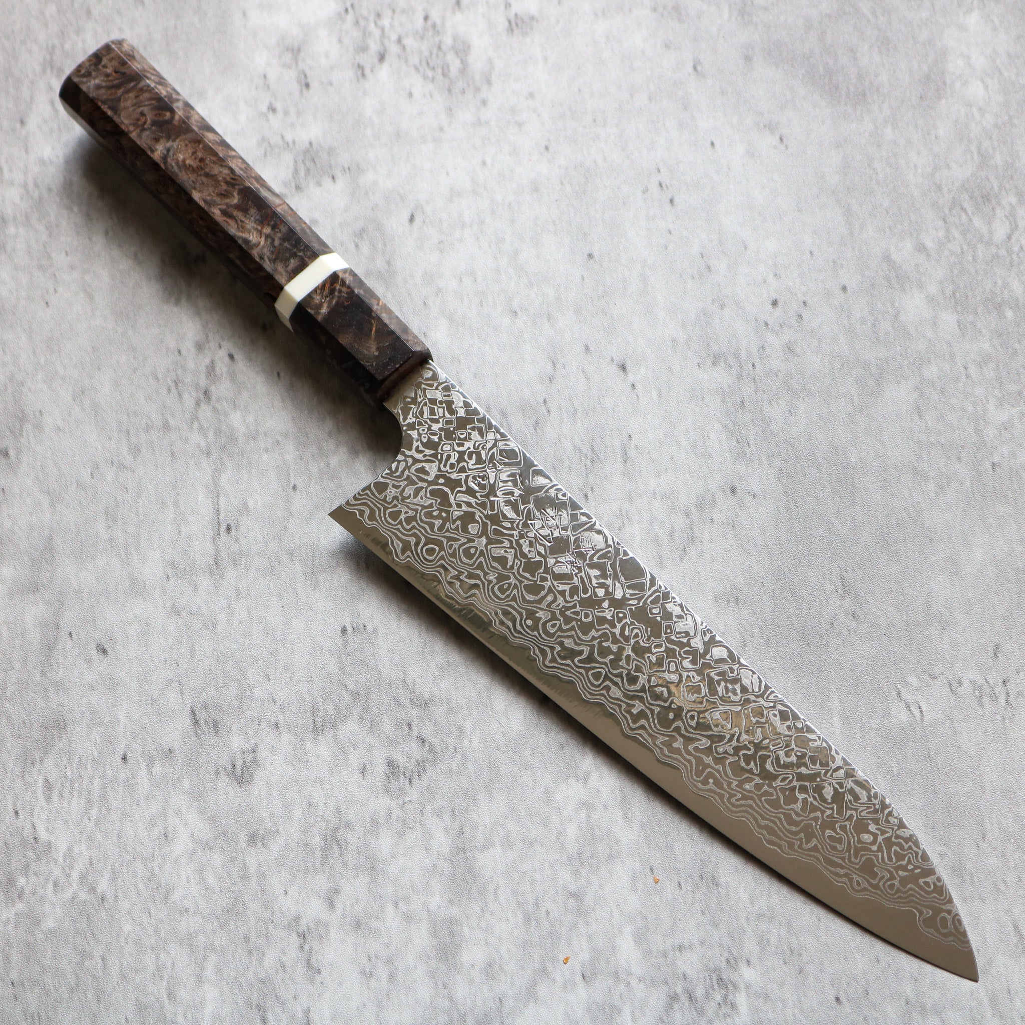 Yoshihiro Yauji Damascus Gyuto 210 mm