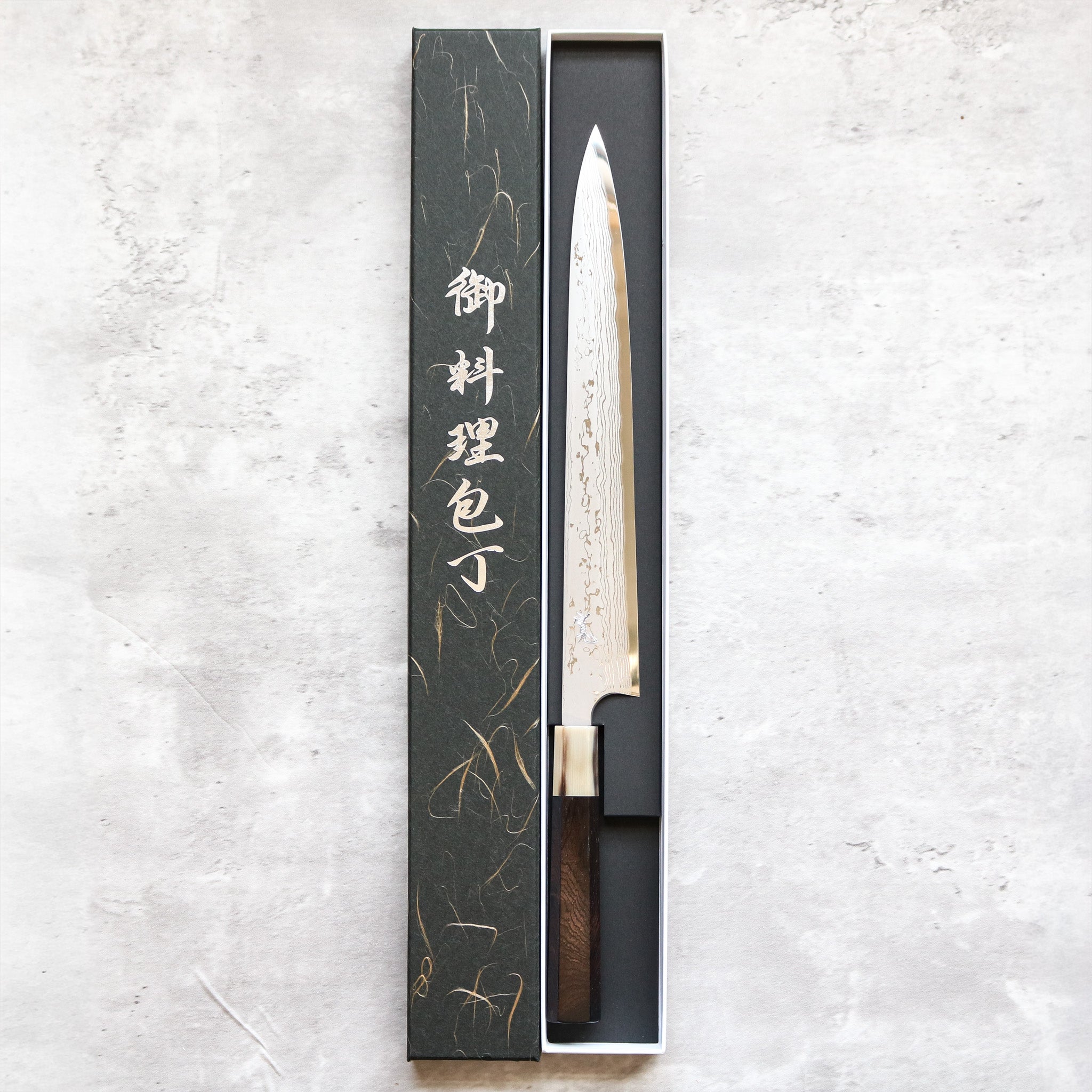 Yoshihiro Yauji B2 Damascus Yanagiba 290 mm
