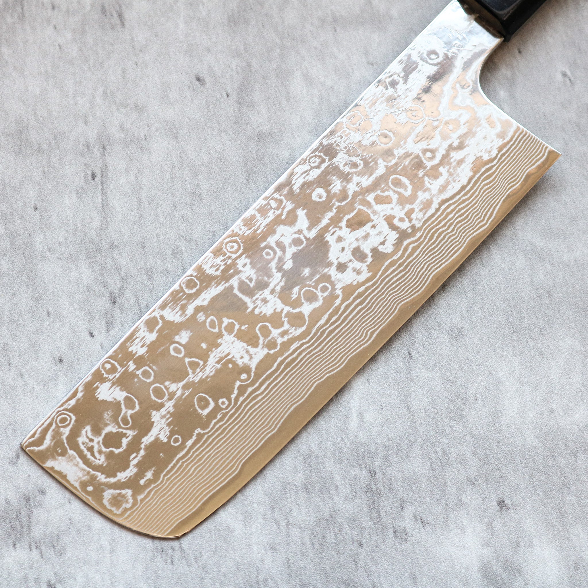 Kenshiro Hatono STRIX Damascus Tall Nakiri 170 mm